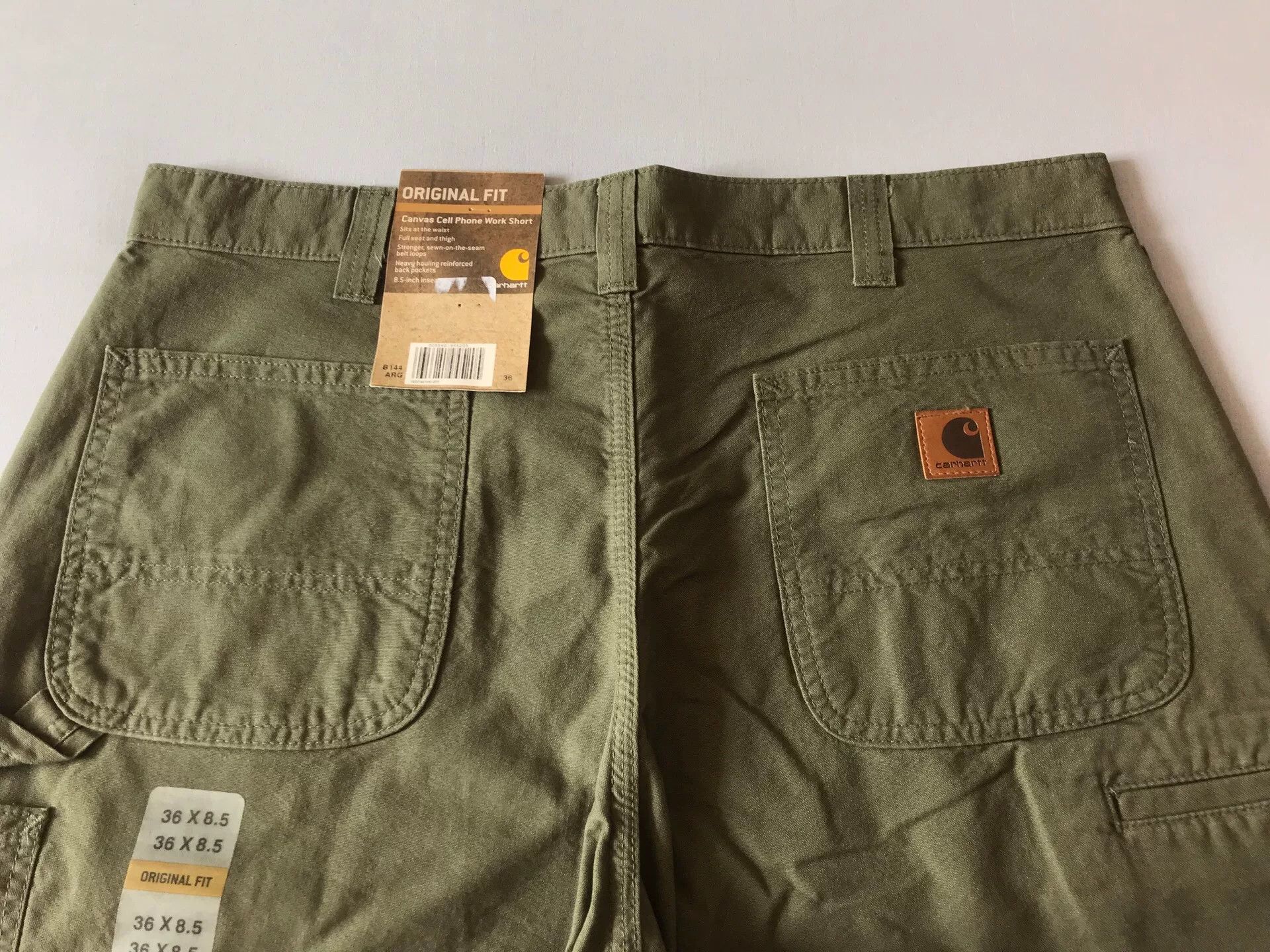 Carhartt Carhartt B144 ARG Canvas Work Shorts Size US 36 / EU 52 - 3 Thumbnail