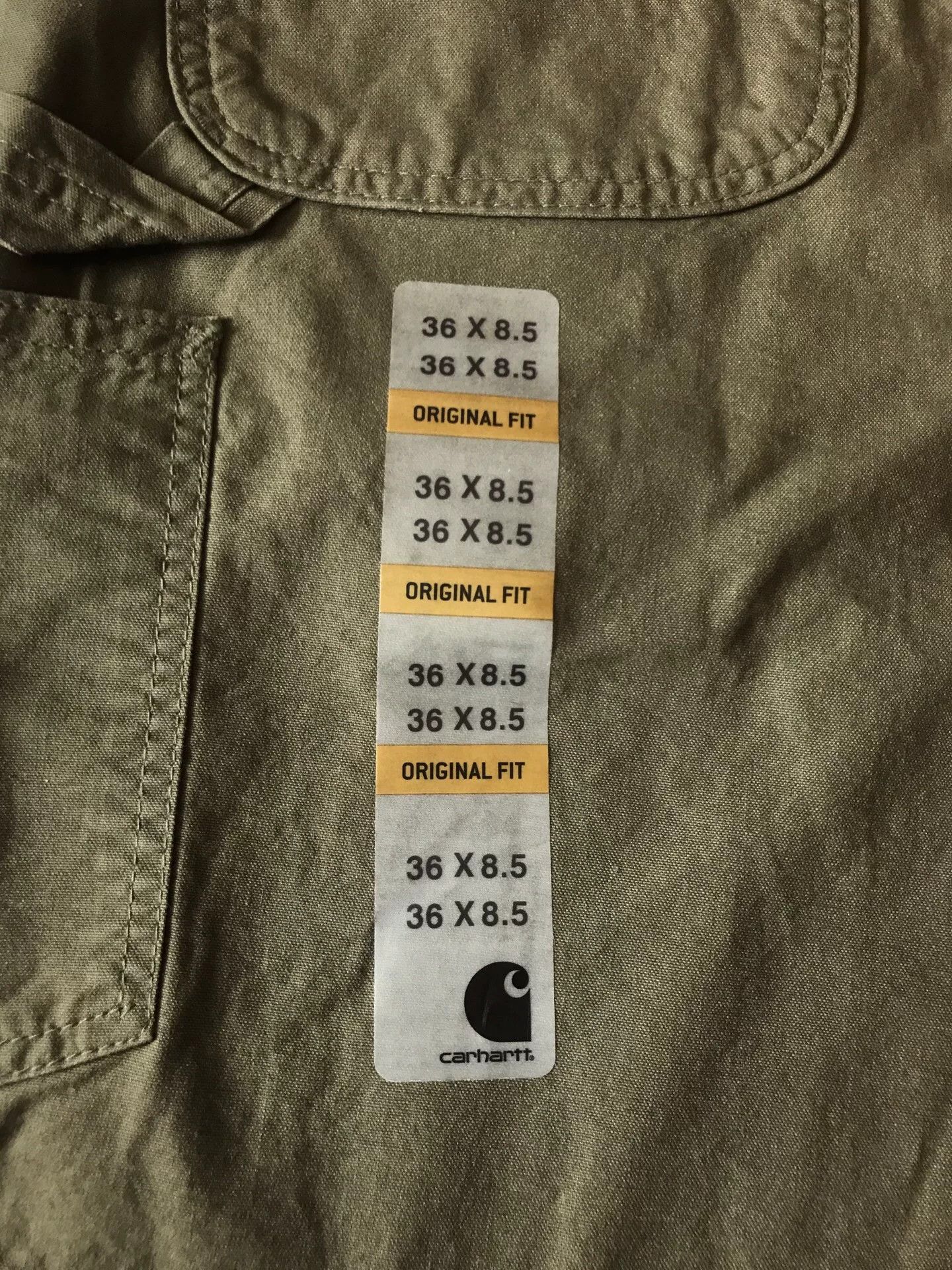 Carhartt Carhartt B144 ARG Canvas Work Shorts Size US 36 / EU 52 - 7 Thumbnail