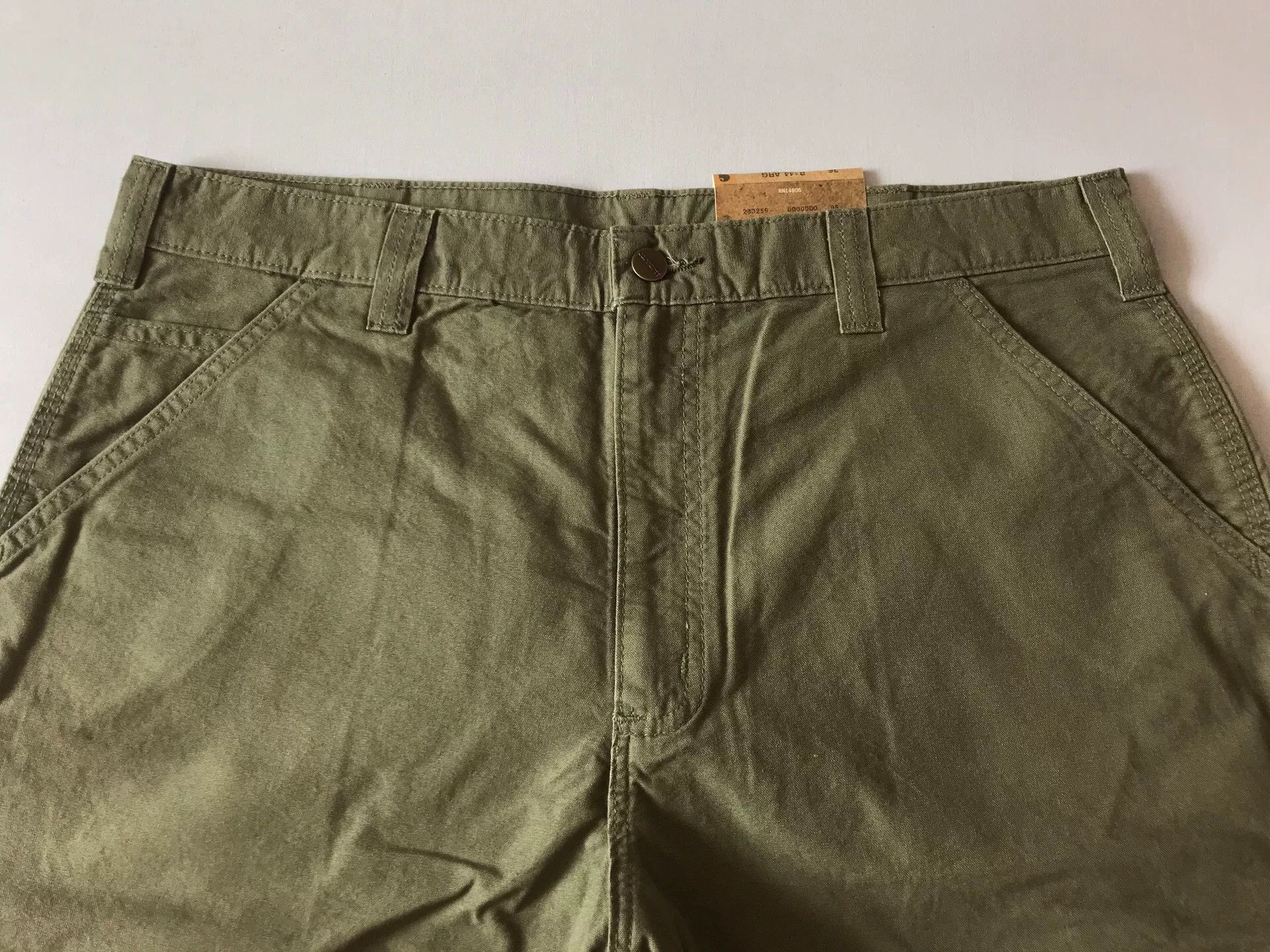 Carhartt Carhartt B144 ARG Canvas Work Shorts Size US 36 / EU 52 - 4 Thumbnail