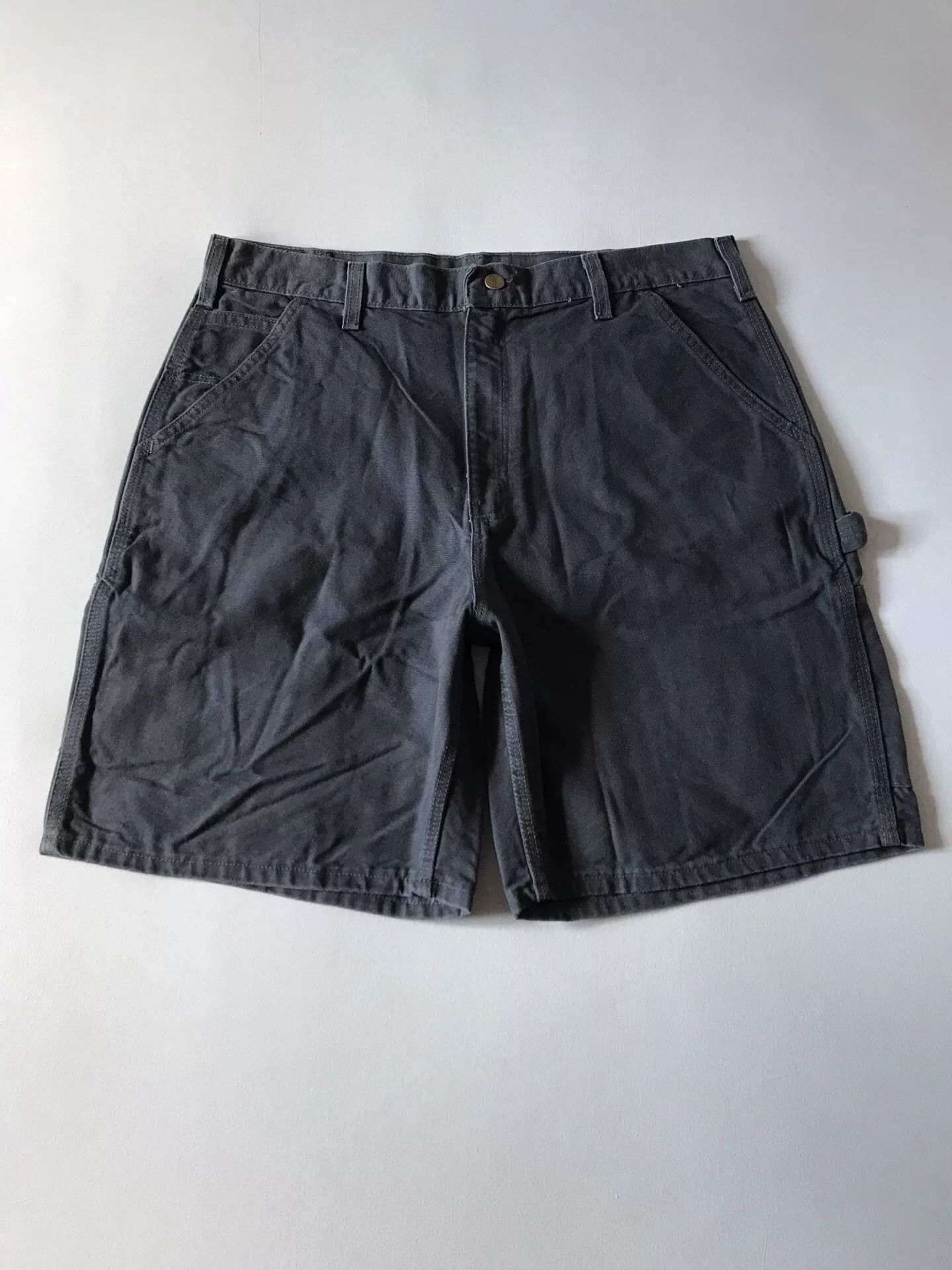 Carhartt Carhartt B25 PTB Washed Canvas Shorts Size US 36 / EU 52 - 2 Thumbnail