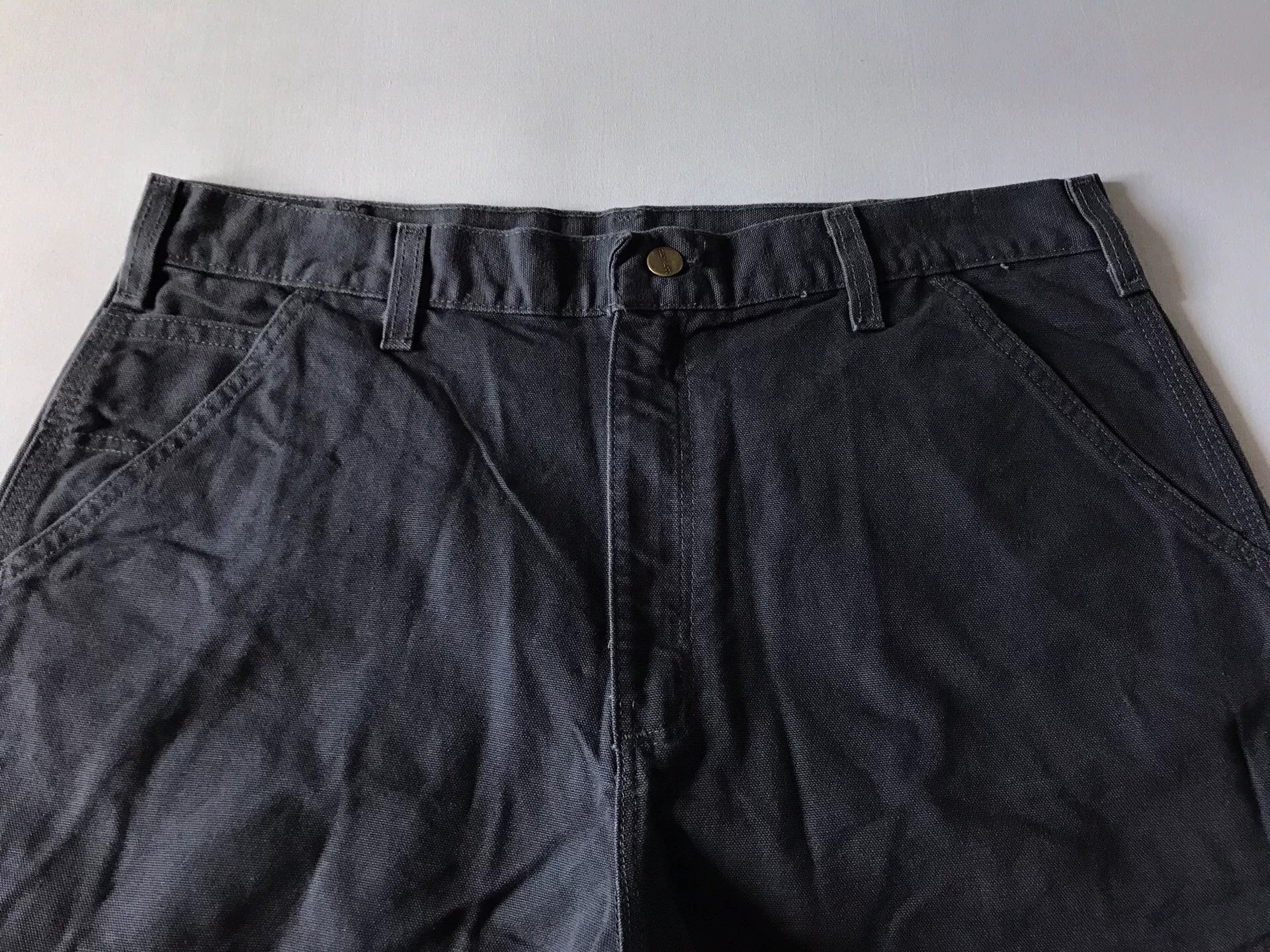 Carhartt Carhartt B25 PTB Washed Canvas Shorts Size US 36 / EU 52 - 4 Thumbnail