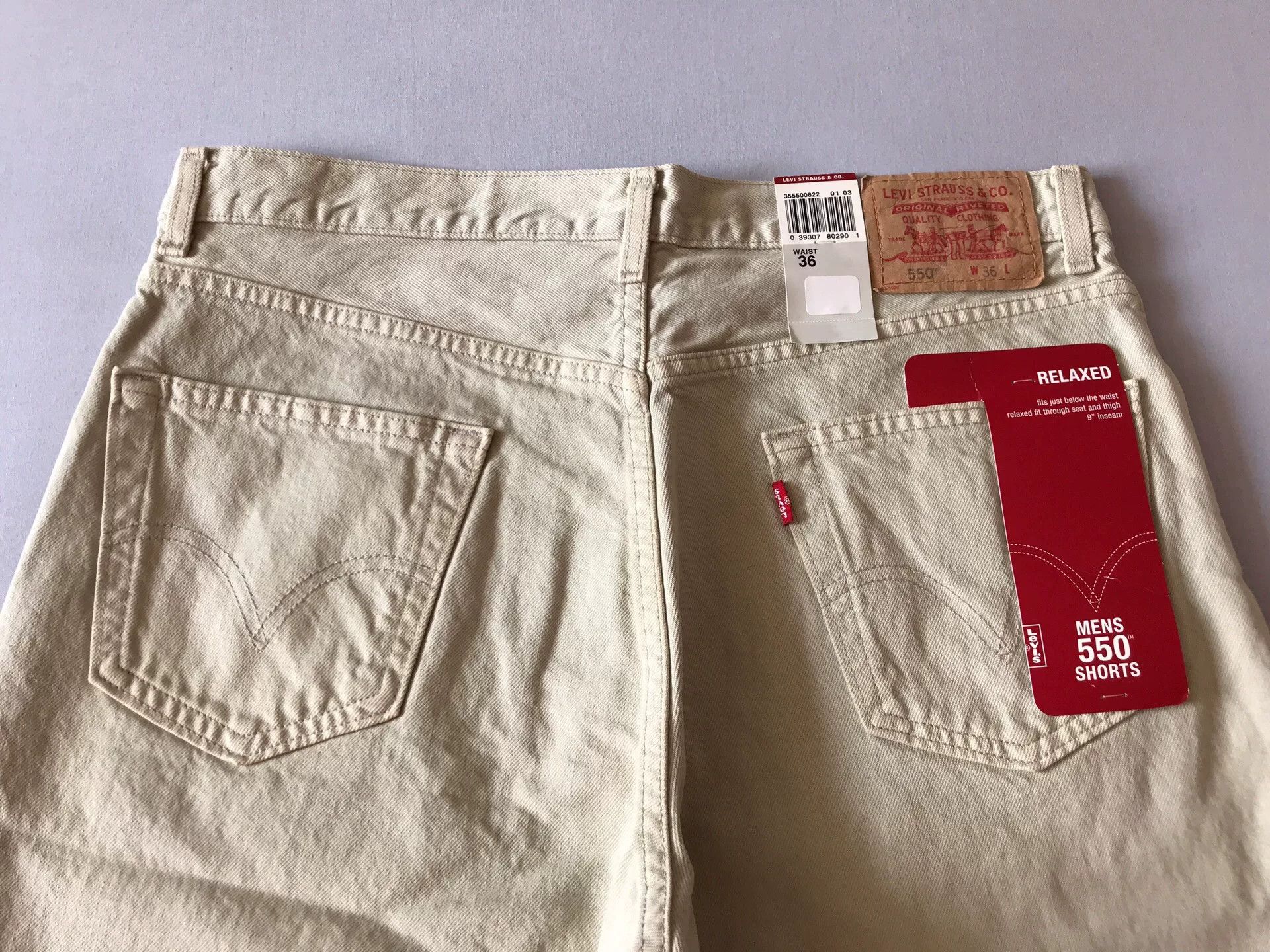 Levi's Levi's 550 Washed Denim Shorts W36 Size US 36 / EU 52 - 3 Thumbnail