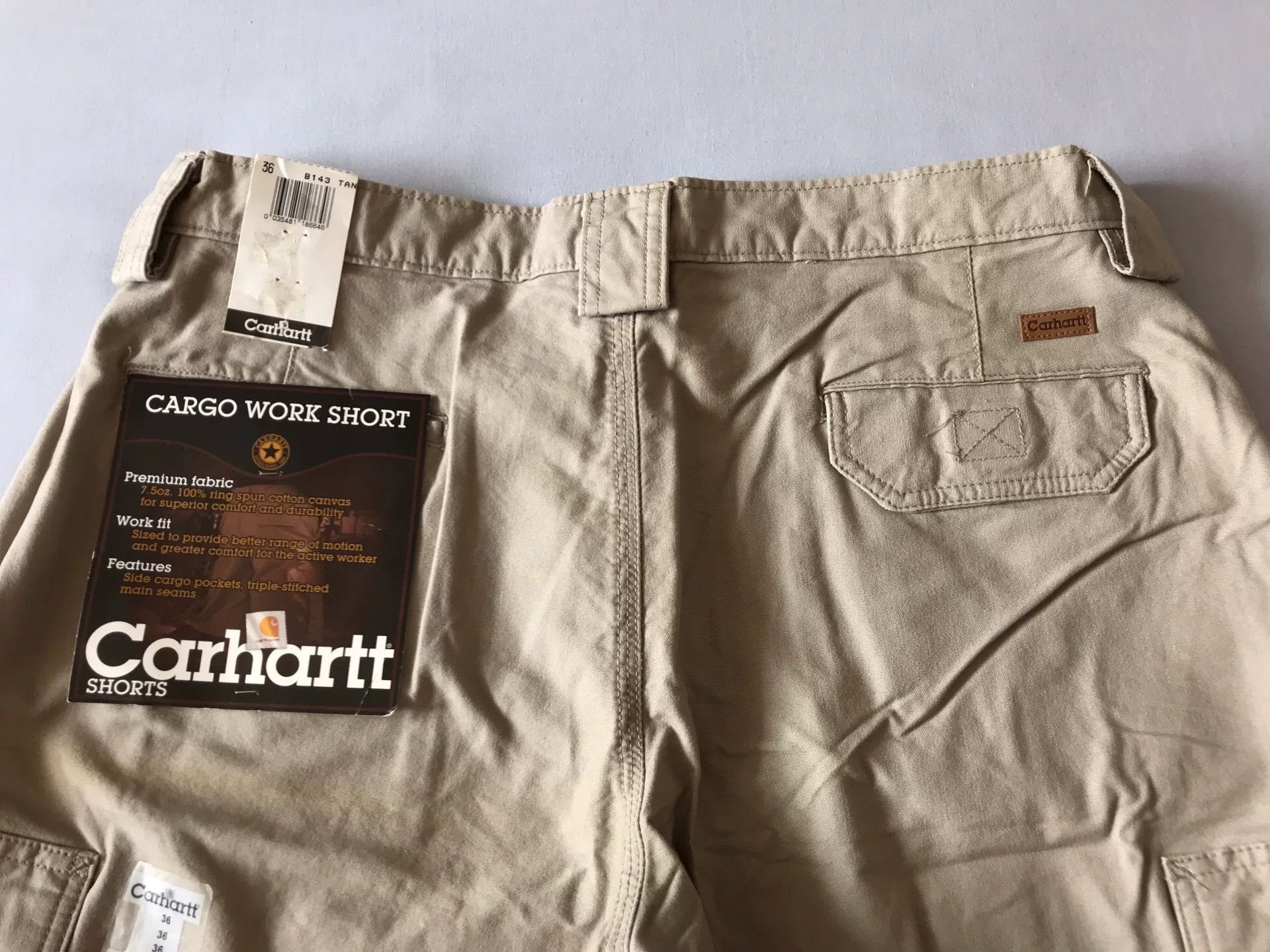 Carhartt Carhartt B143 Tan W36 Cargo Shorts Size US 36 / EU 52 - 3 Thumbnail