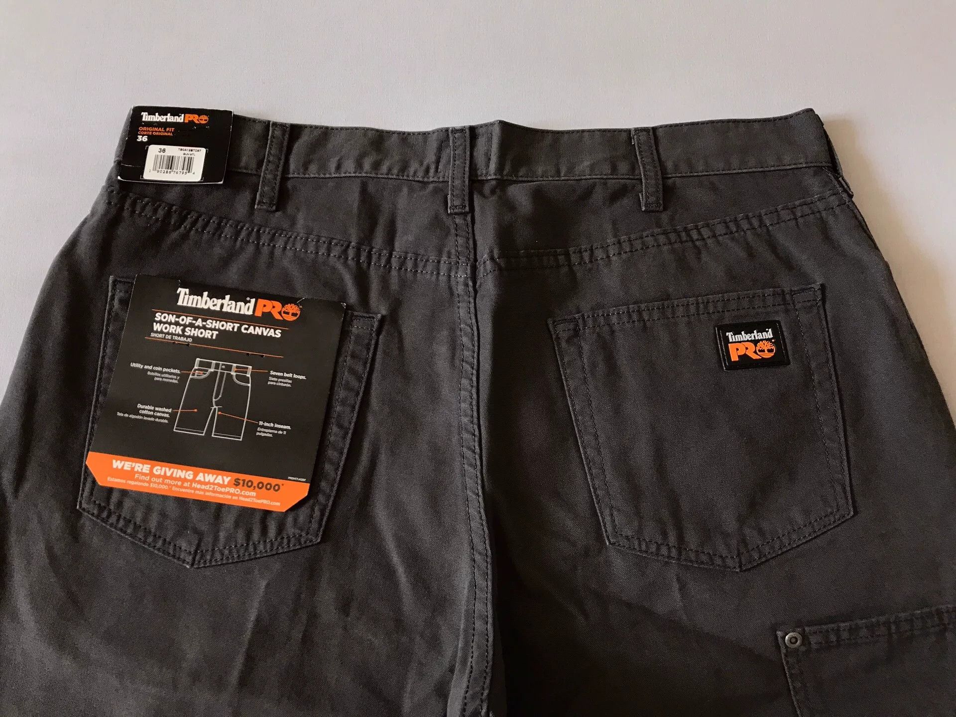 Timberland Timberland PRO Canvas Work Shorts W36 Size US 36 / EU 52 - 3 Thumbnail