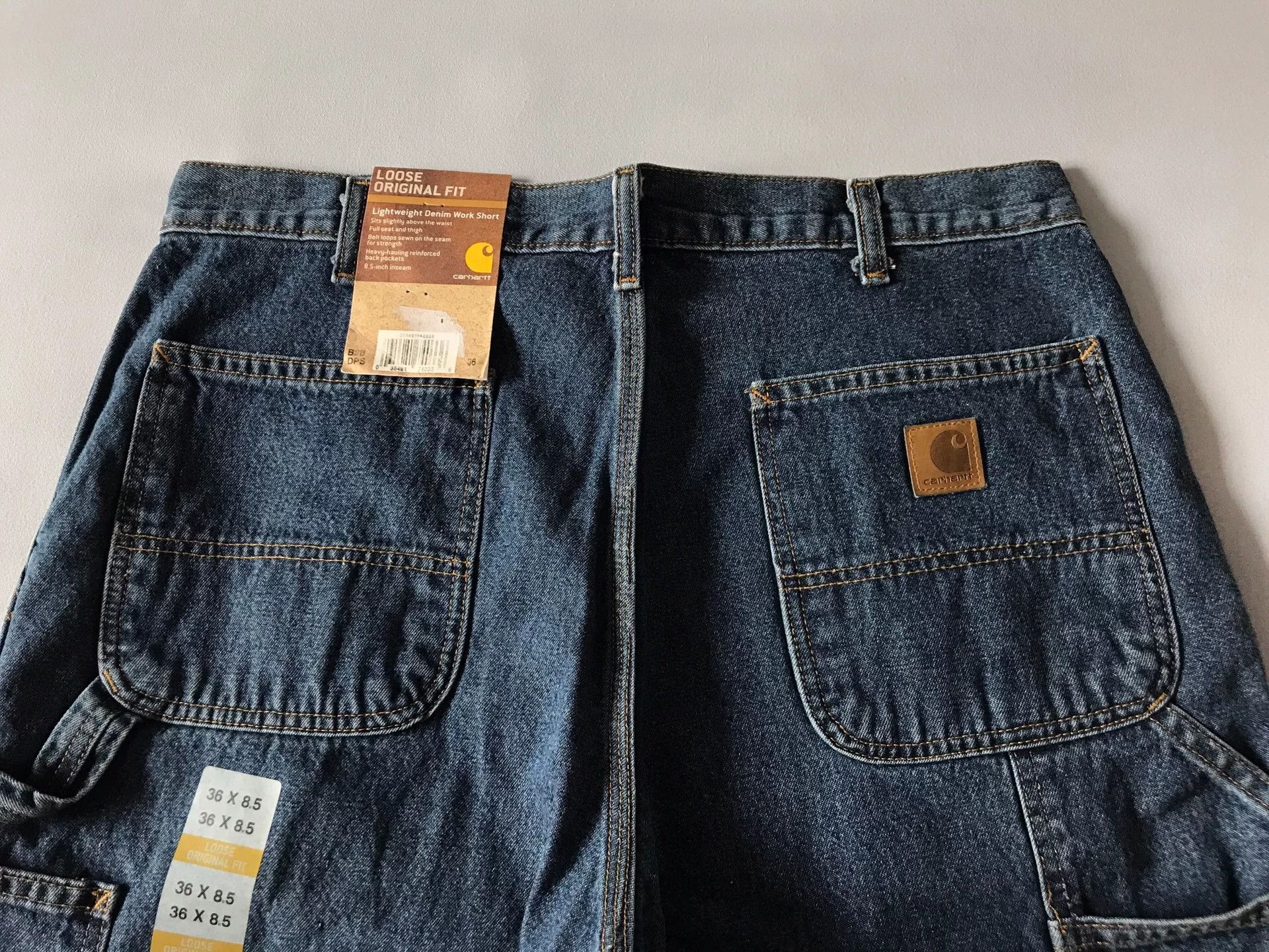 Carhartt Carhartt B28 DPS Washed Denim Cargo Shorts Size US 36 / EU 52 - 3 Thumbnail