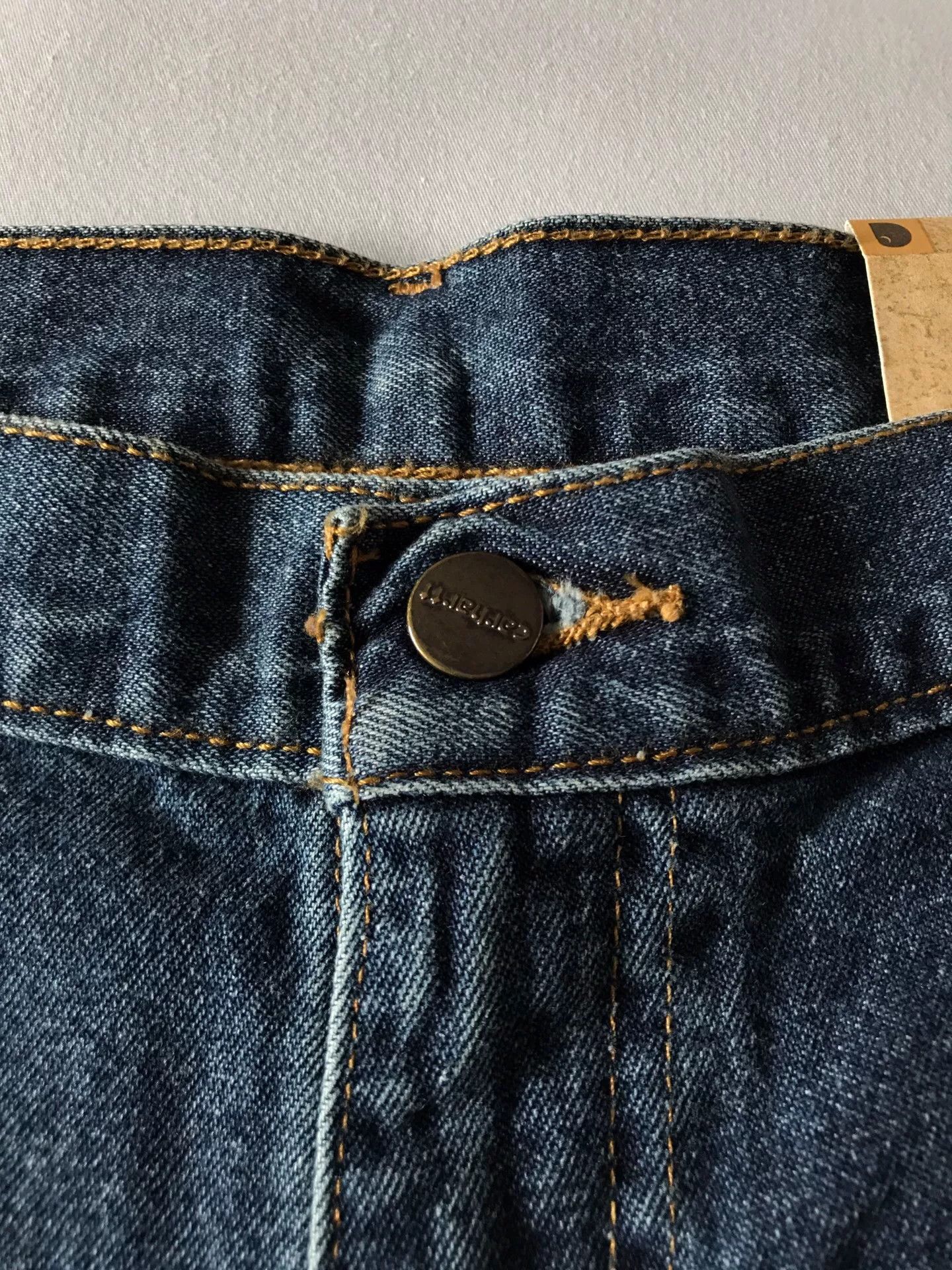 Carhartt Carhartt B28 DPS Washed Denim Cargo Shorts Size US 36 / EU 52 - 6 Thumbnail