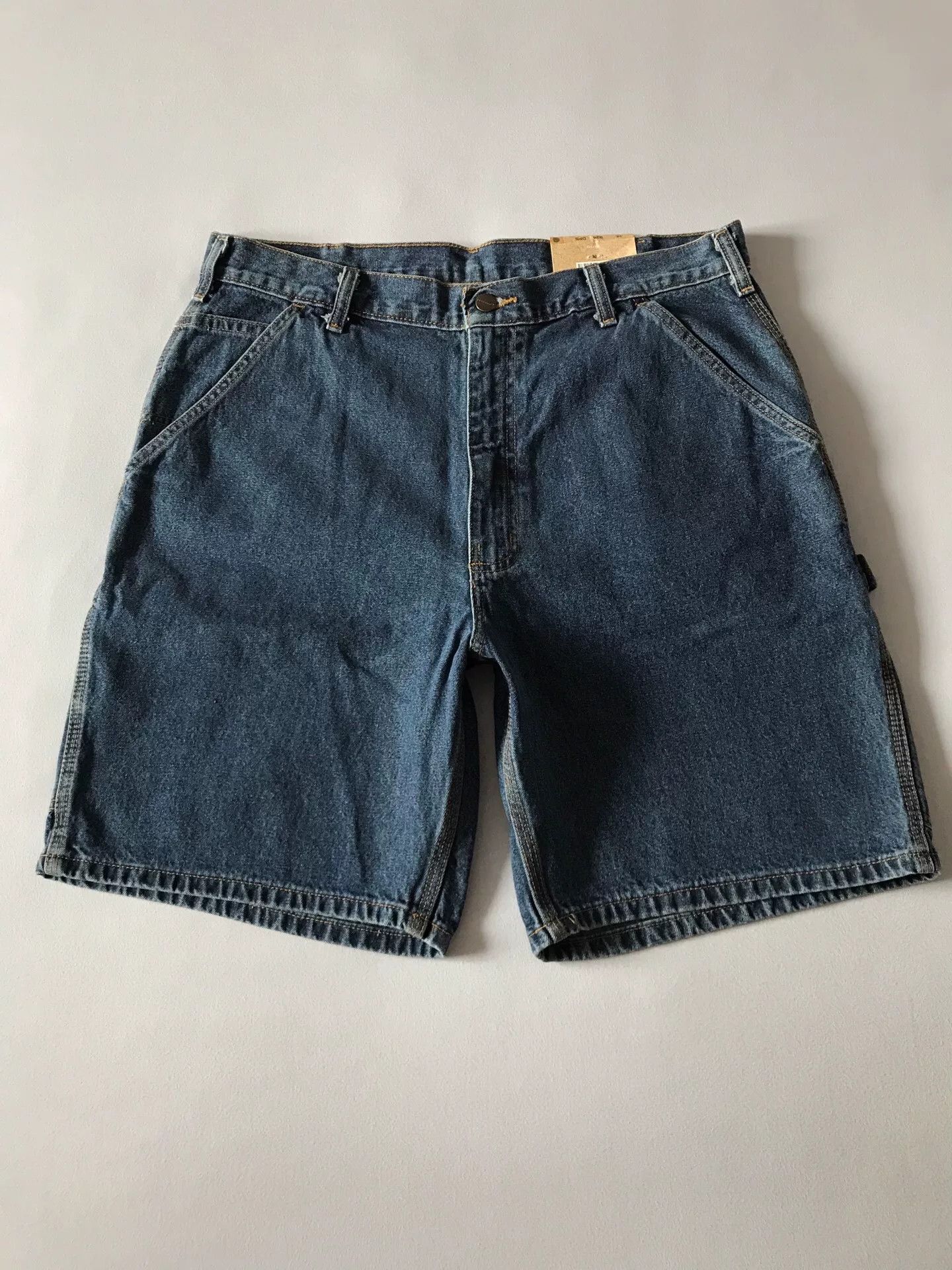 Carhartt Carhartt B28 DPS Washed Denim Cargo Shorts Size US 36 / EU 52 - 2 Thumbnail