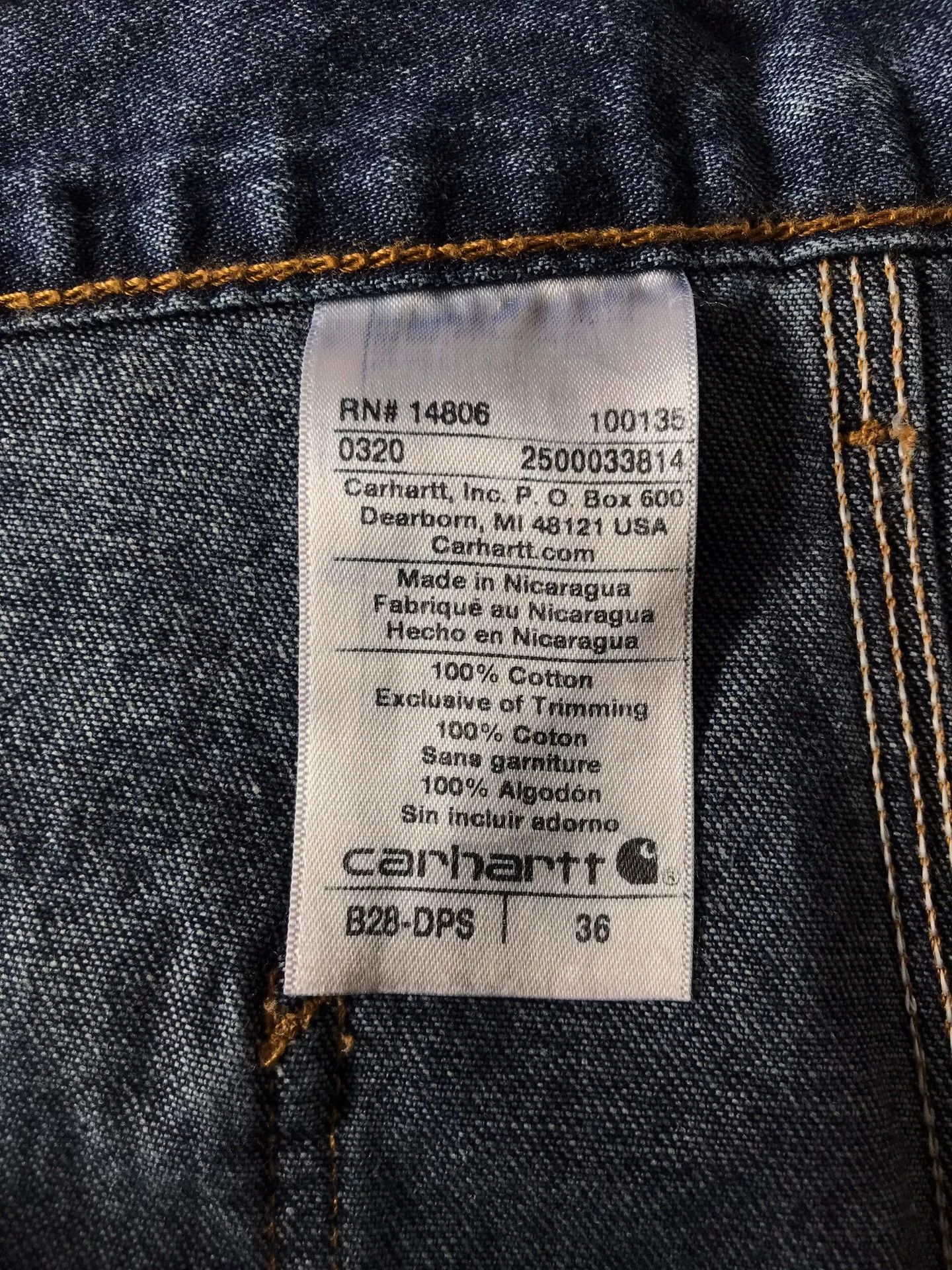 Carhartt Carhartt B28 DPS Washed Denim Cargo Shorts Size US 36 / EU 52 - 9 Thumbnail
