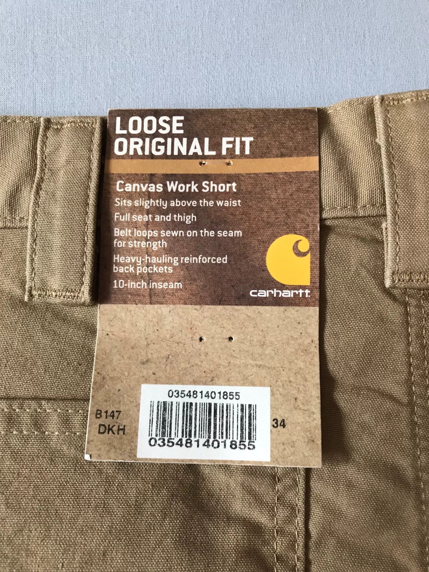 Carhartt Carhartt B147 Canvas Work Shorts Size US 34 / EU 50 - 8 Thumbnail