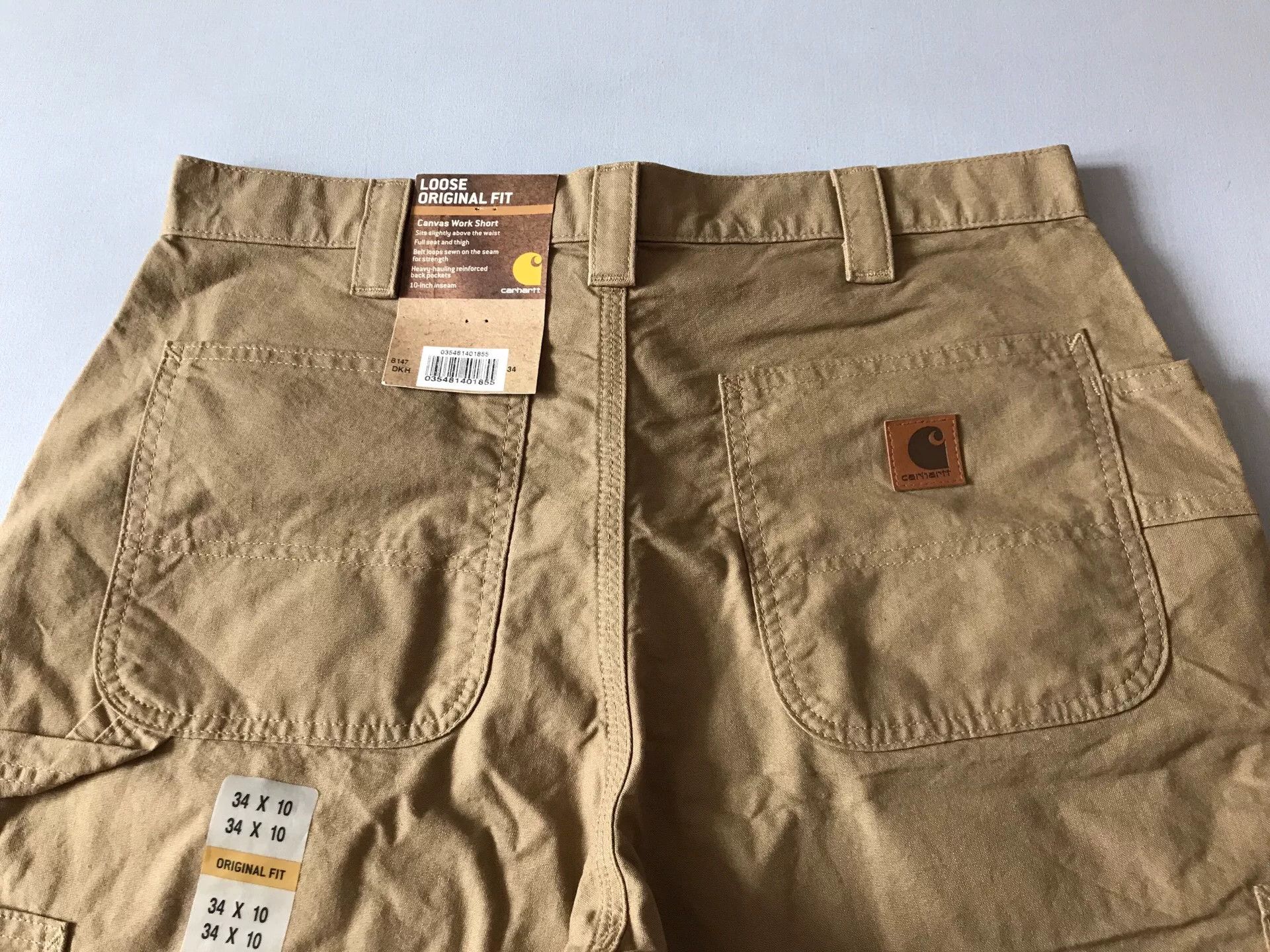 Carhartt Carhartt B147 Canvas Work Shorts Size US 34 / EU 50 - 3 Thumbnail