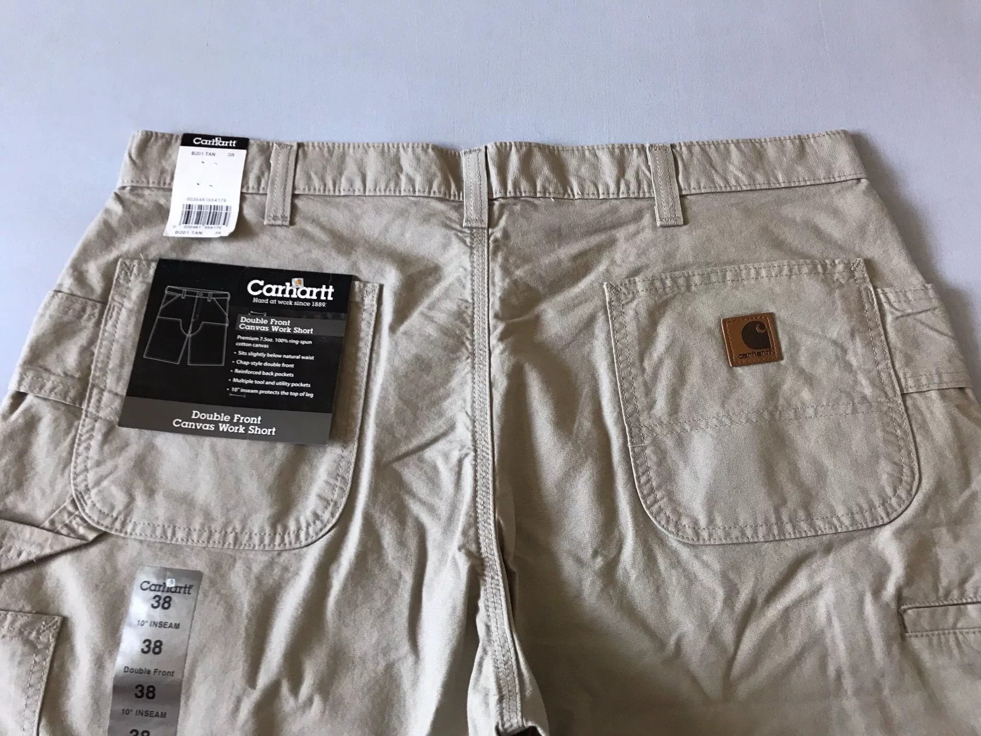 Carhartt Carhartt B201 Brown Double Knee Shorts Size US 38 / EU 54 - 3 Thumbnail