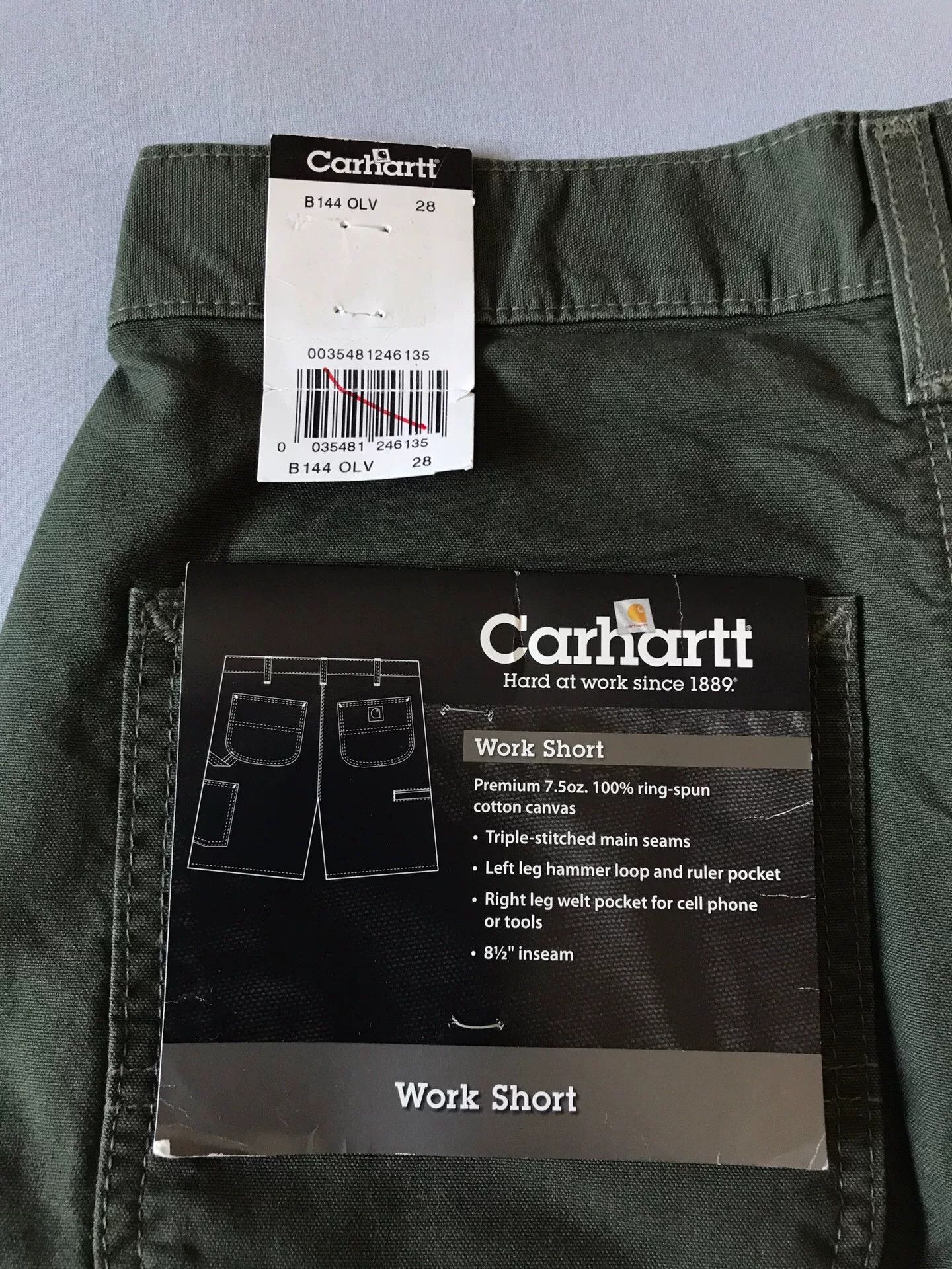 Carhartt Carhartt B144 Work Short Size US 28 / EU 44 - 8 Thumbnail