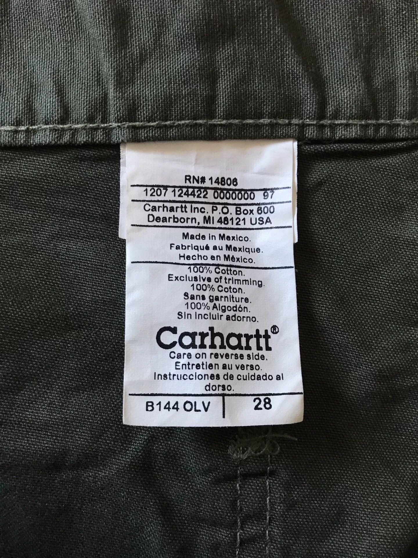 Carhartt Carhartt B144 Work Short Size US 28 / EU 44 - 9 Thumbnail