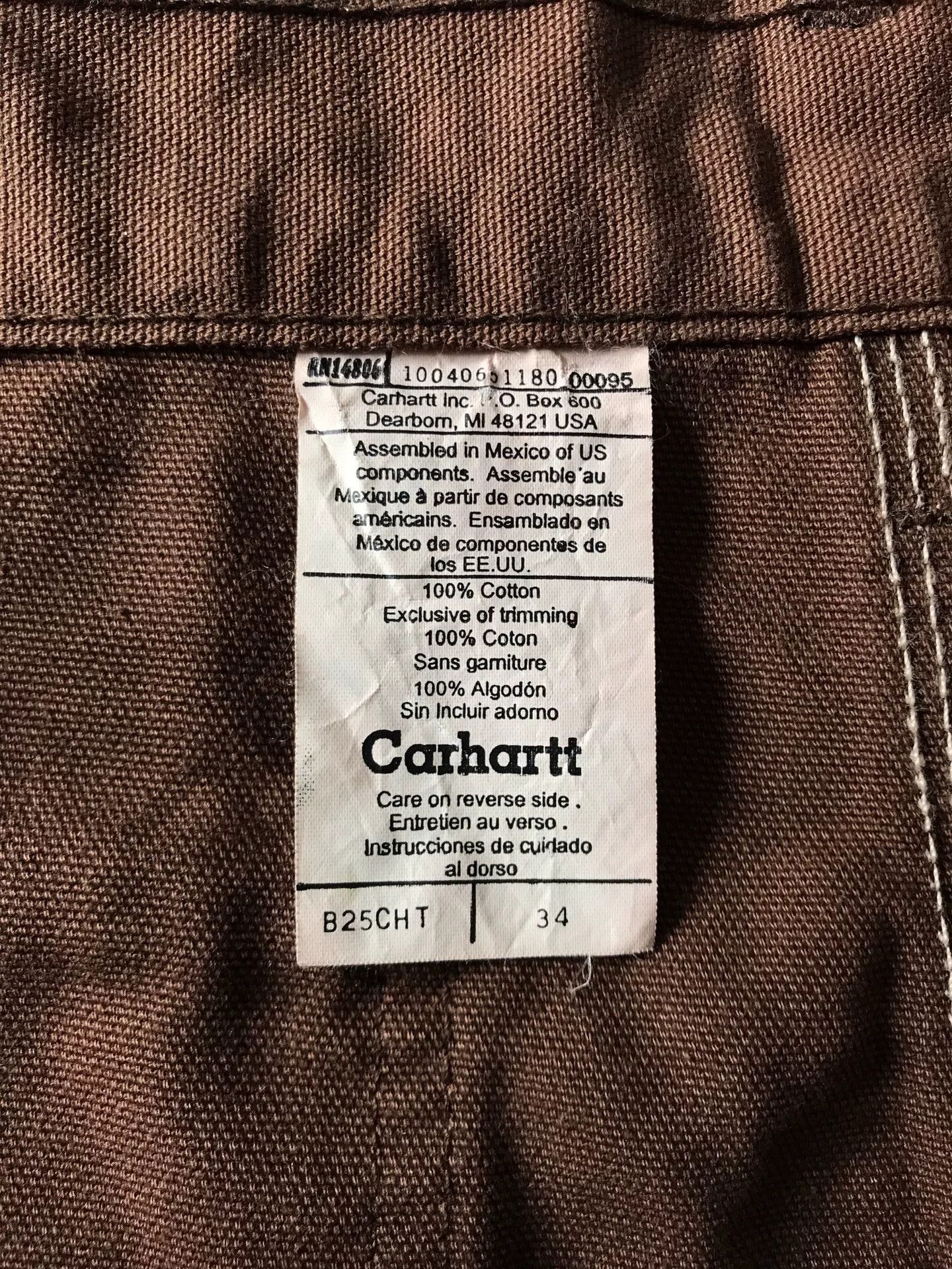 Carhartt Carhartt B25 CHT Work Shorts Size US 34 / EU 50 - 9 Thumbnail