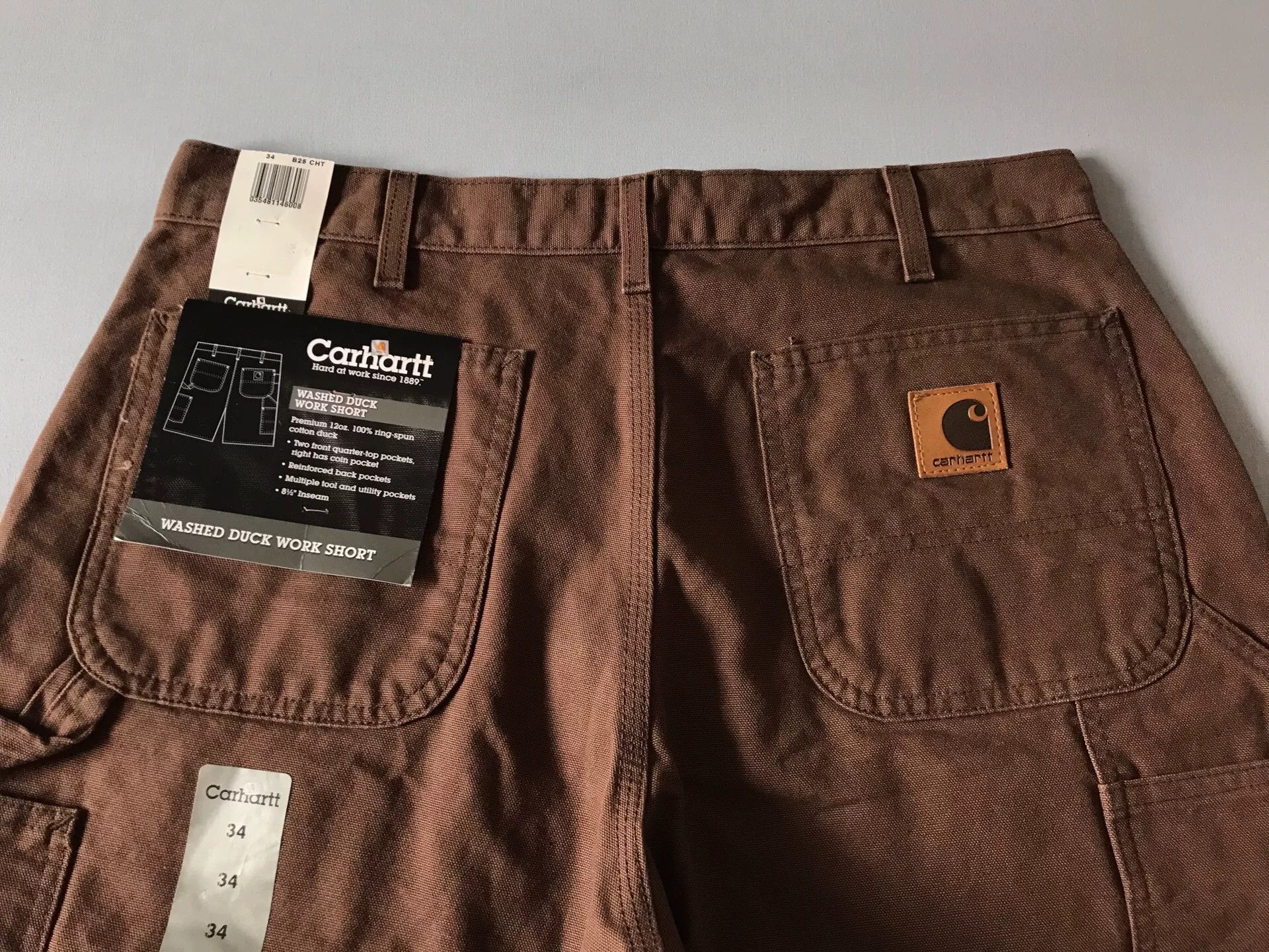 Carhartt Carhartt B25 CHT Work Shorts Size US 34 / EU 50 - 3 Thumbnail