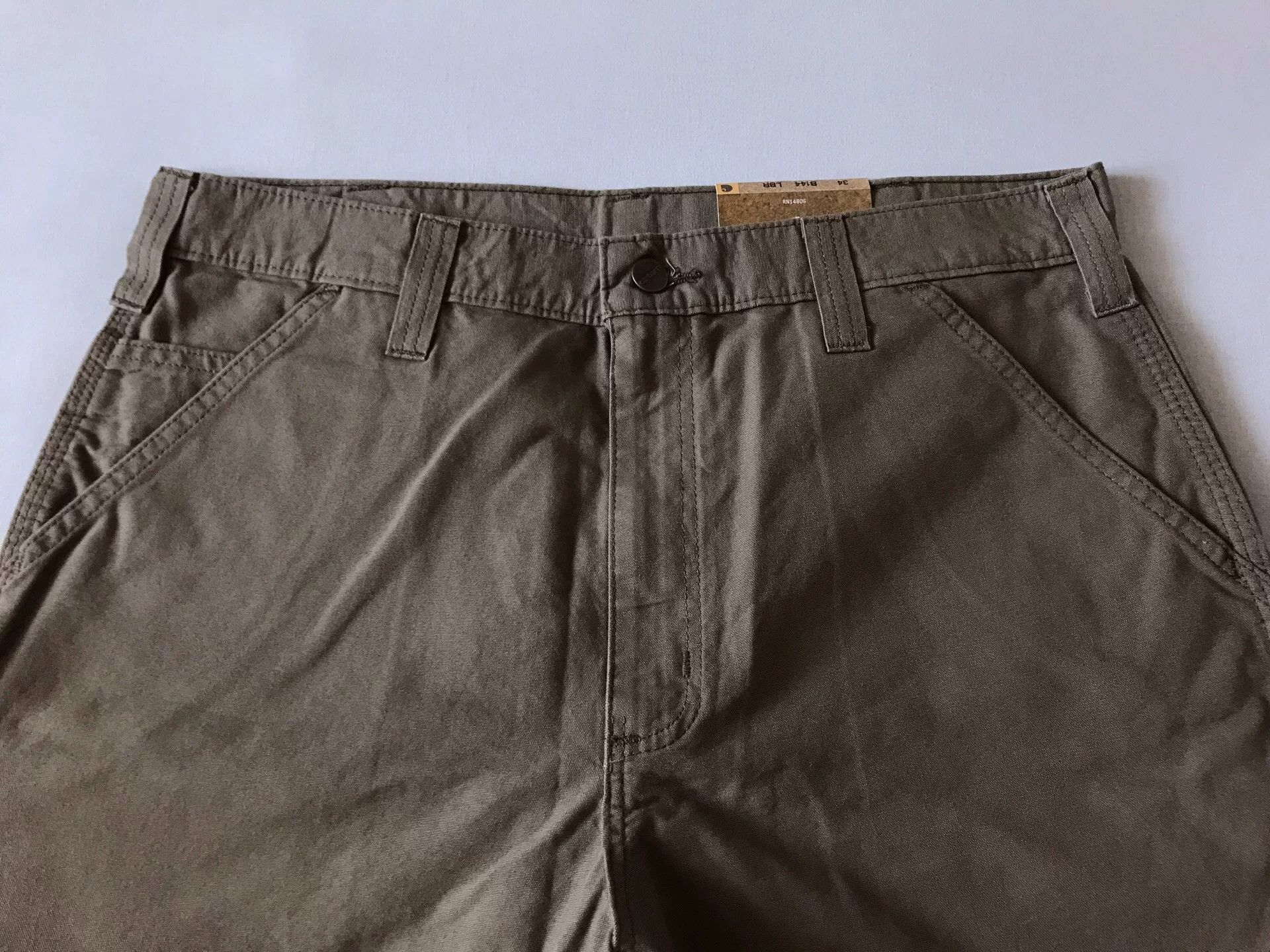 Carhartt Carhartt B144 LBR Washed Canvas Shorts Size US 34 / EU 50 - 4 Thumbnail
