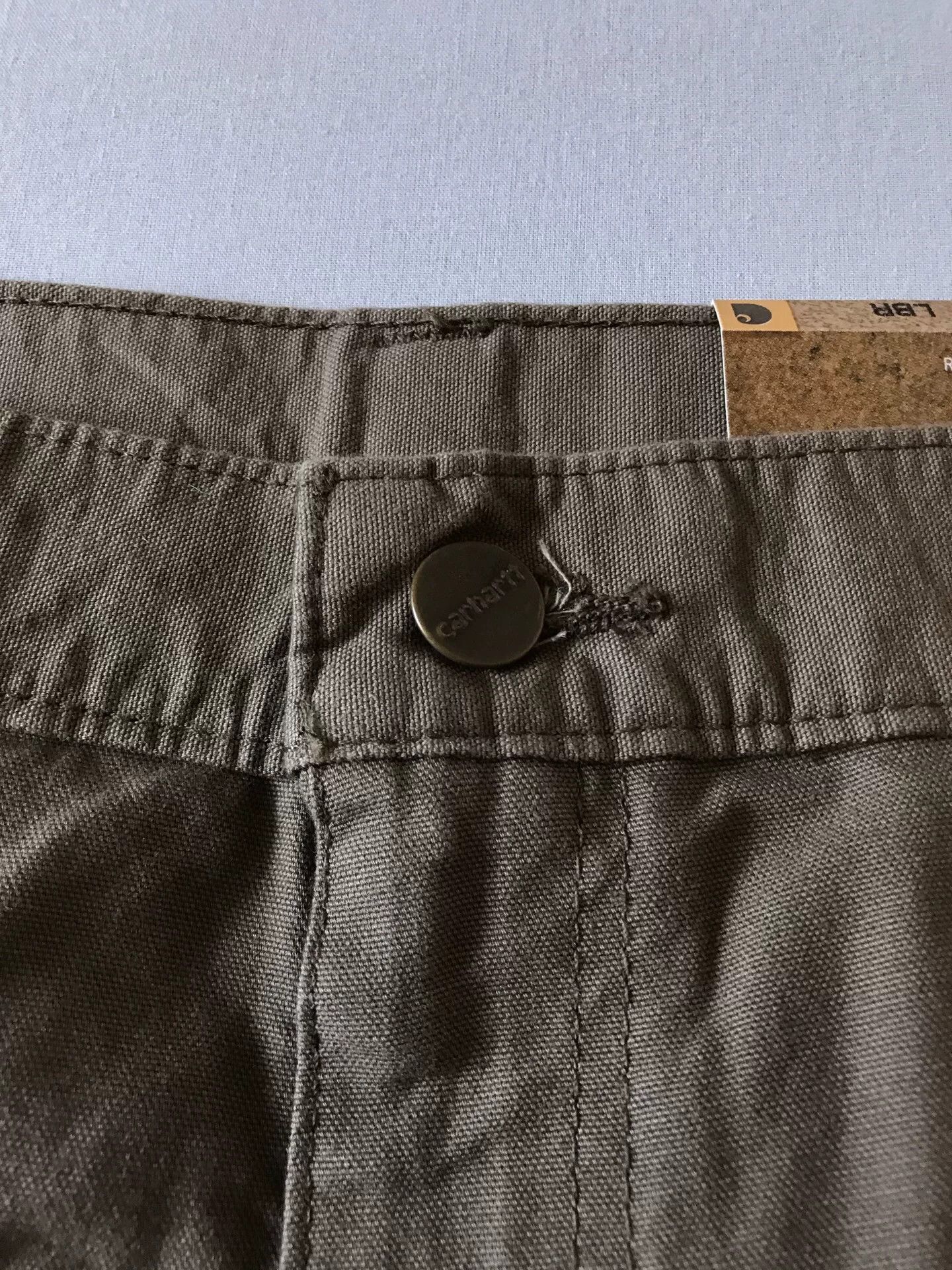 Carhartt Carhartt B144 LBR Washed Canvas Shorts Size US 34 / EU 50 - 6 Thumbnail