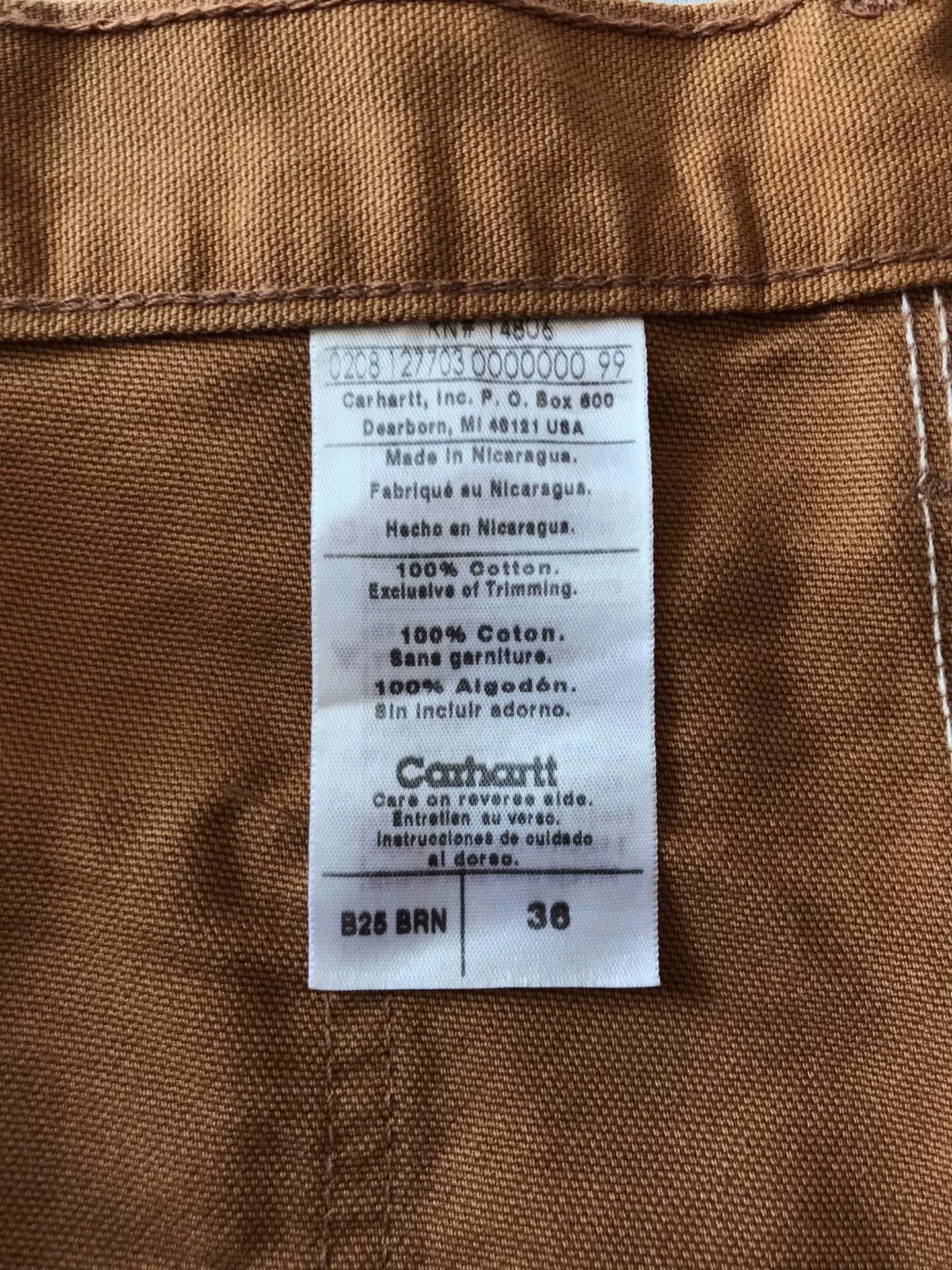 Carhartt Carhartt B25 W36 Washed Canvas Cargo Shorts Size US 36 / EU 52 - 9 Thumbnail