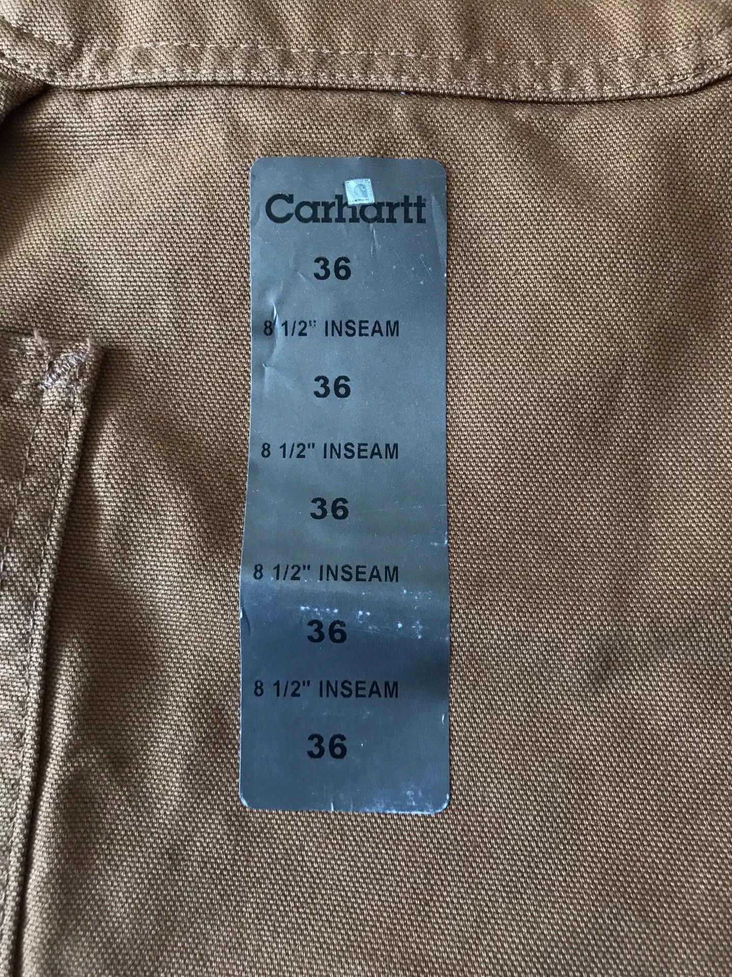 Carhartt Carhartt B25 W36 Washed Canvas Cargo Shorts Size US 36 / EU 52 - 7 Thumbnail