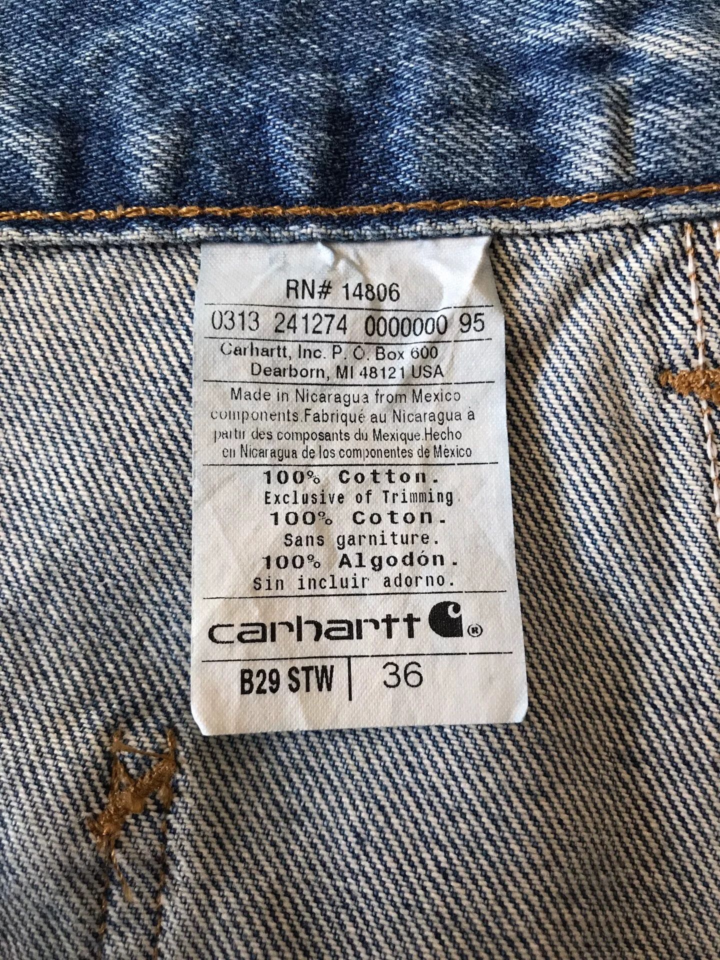Carhartt Carhartt B29 STW Washed Denim Shorts W36 Size US 36 / EU 52 - 9 Thumbnail