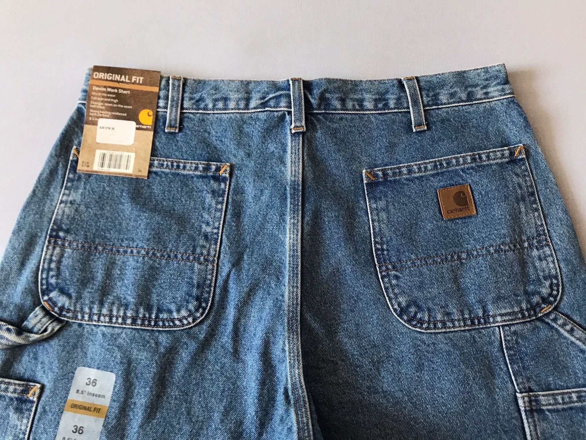 Carhartt Carhartt B29 STW Washed Denim Shorts W36 Size US 36 / EU 52 - 3 Thumbnail