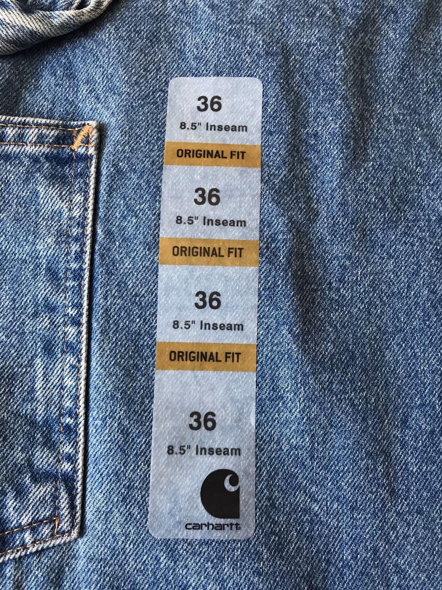 Carhartt Carhartt B29 STW Washed Denim Shorts W36 Size US 36 / EU 52 - 7 Thumbnail