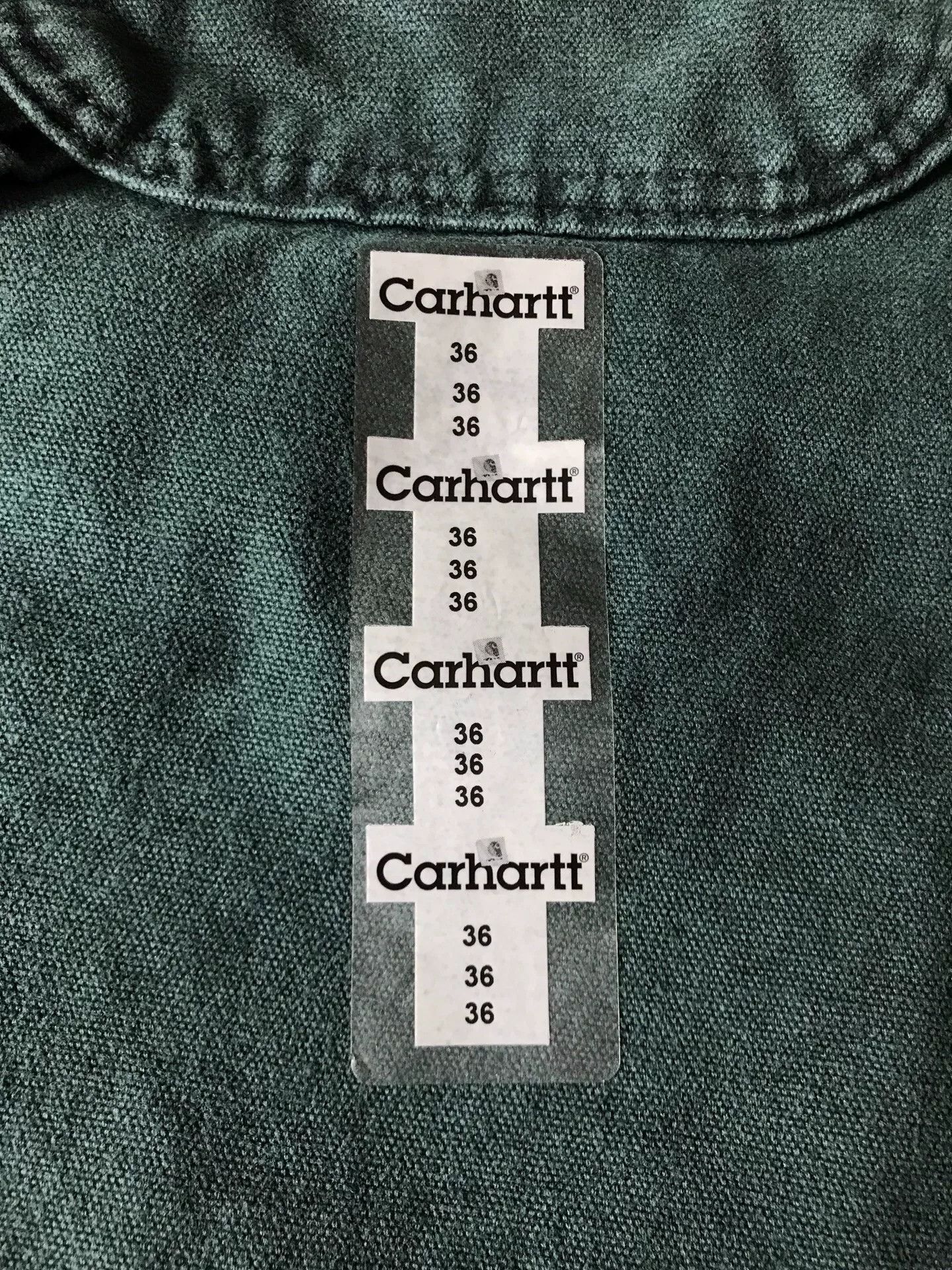 Carhartt Carhartt B24 HTG Hunter Green Work Shorts Size US 36 / EU 52 - 7 Thumbnail
