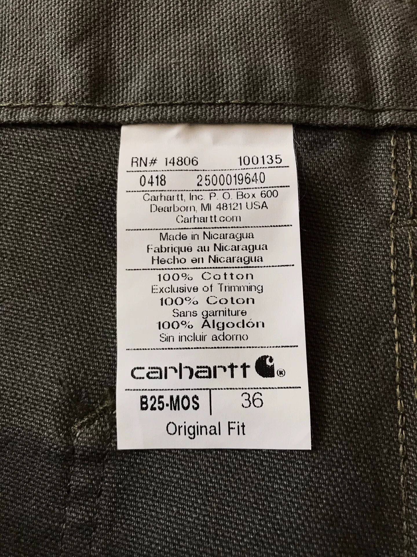 Carhartt Carhartt B25 MOS W36 Cargo Shorts Size US 36 / EU 52 - 9 Thumbnail