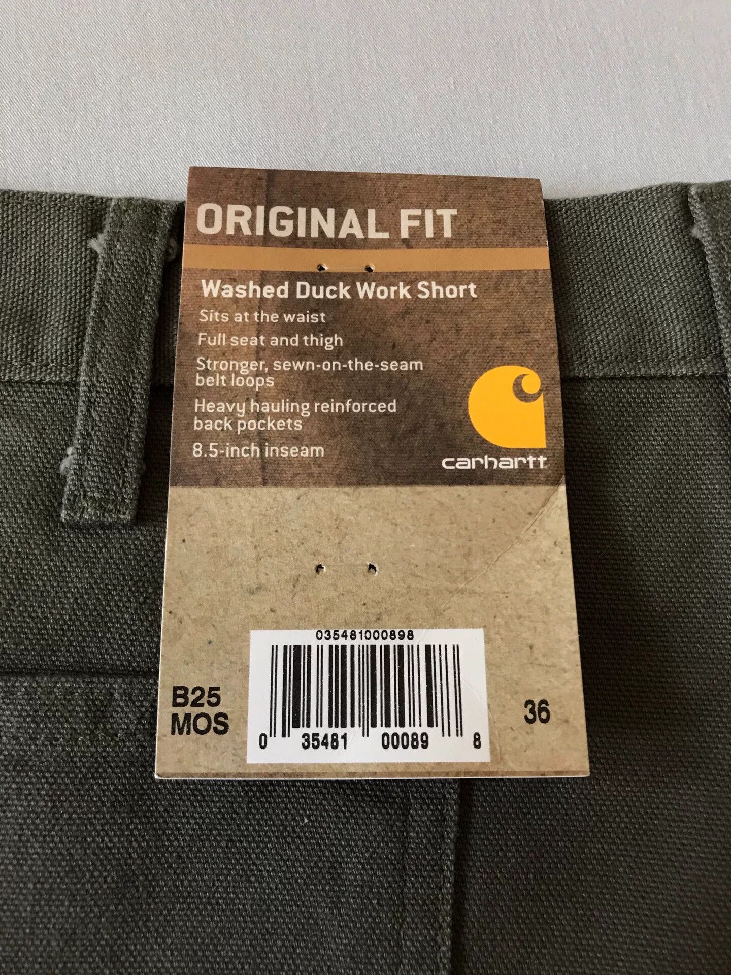 Carhartt Carhartt B25 MOS W36 Cargo Shorts Size US 36 / EU 52 - 8 Thumbnail