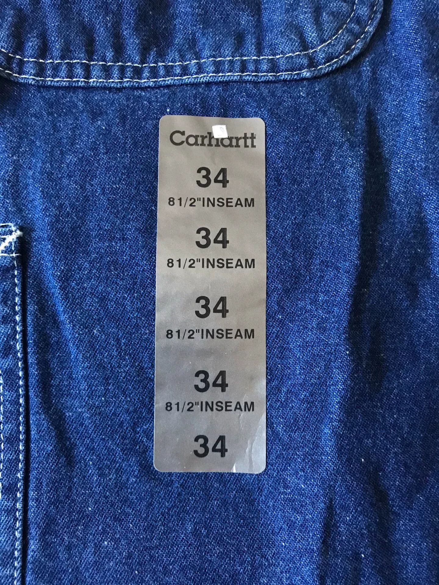 Carhartt Carhartt B28 DST Denim Work Shorts Size US 34 / EU 50 - 7 Thumbnail
