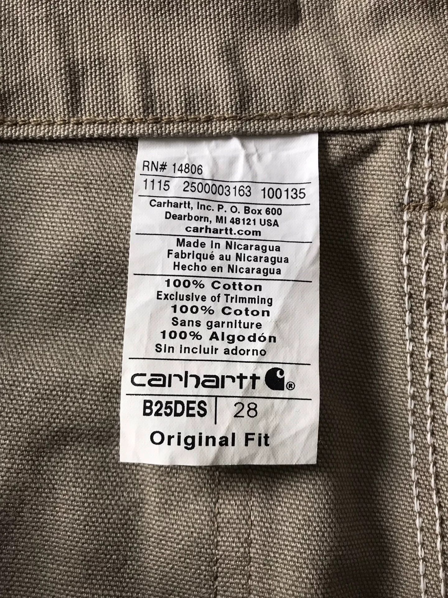 Carhartt Carhartt B25 DES Desert Shorts Size US 28 / EU 44 - 9 Thumbnail