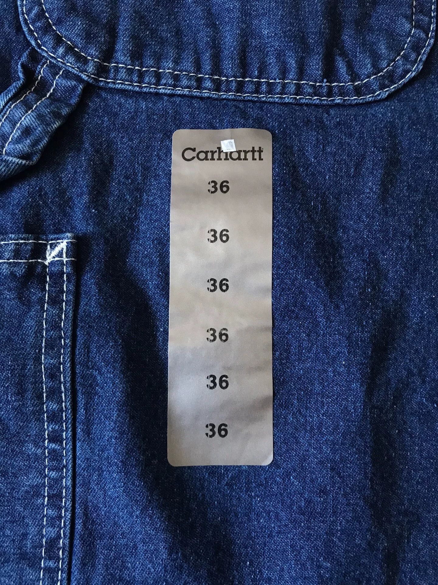 Carhartt Carhartt B28 DST Denim Work Shorts W36 Size US 36 / EU 52 - 7 Thumbnail
