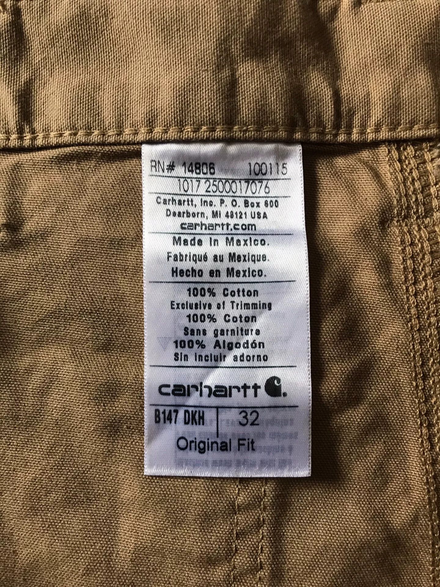 Carhartt Carhartt B147 Canvas Work Short Size US 32 / EU 48 - 9 Thumbnail