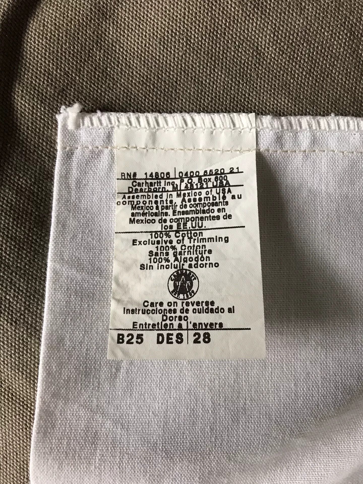 Carhartt Carhartt B25 Desert Washed Canvas Shorts Size US 28 / EU 44 - 9 Thumbnail