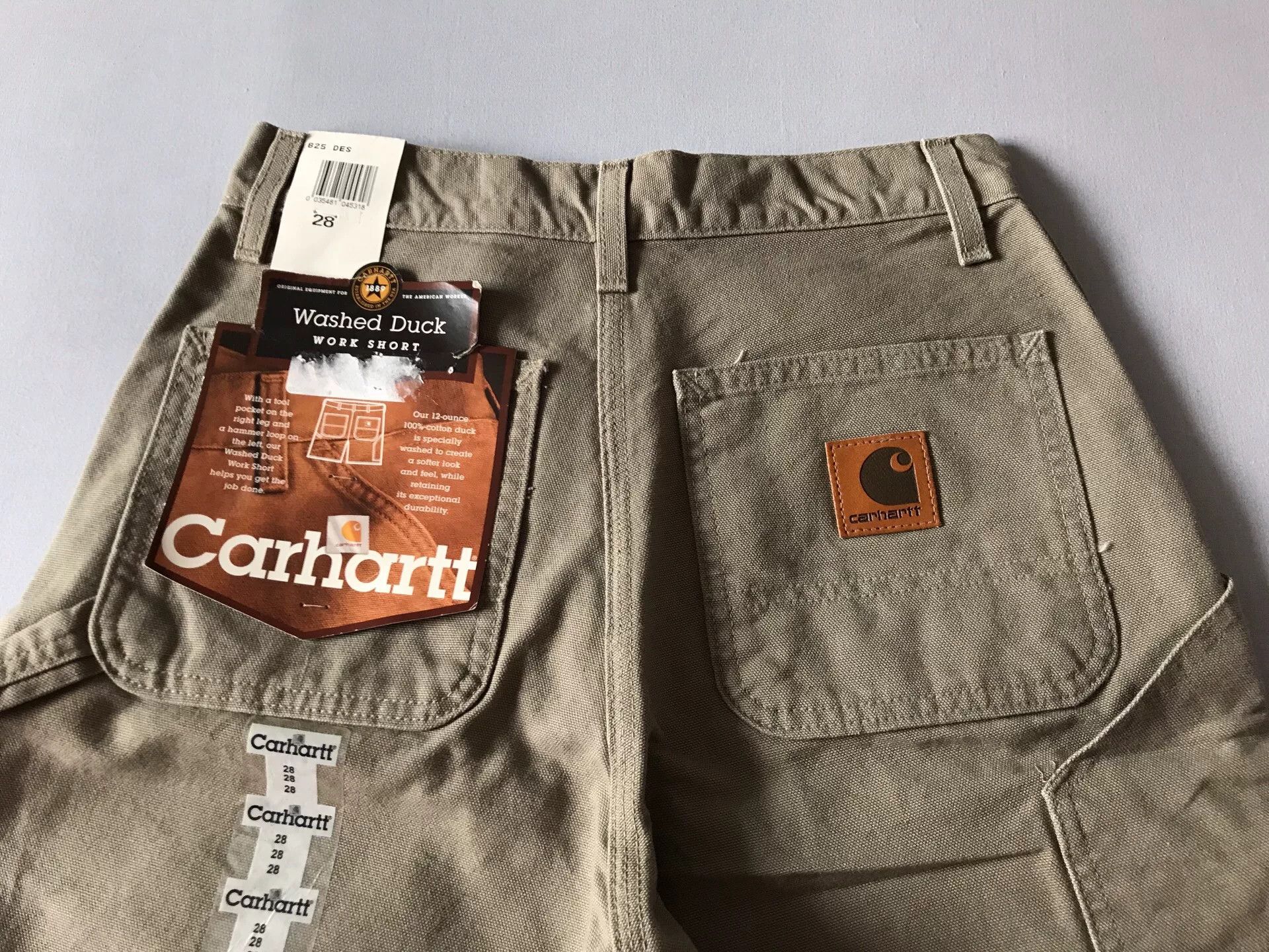 Carhartt Carhartt B25 Desert Washed Canvas Shorts Size US 28 / EU 44 - 3 Thumbnail