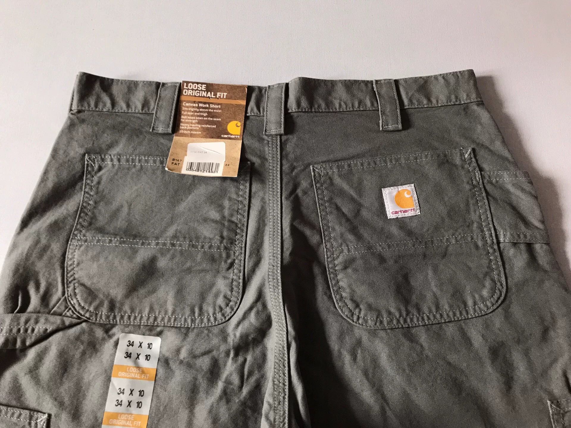 Carhartt Carhartt B147 Washed Canvas Work Shorts Size US 34 / EU 50 - 3 Thumbnail