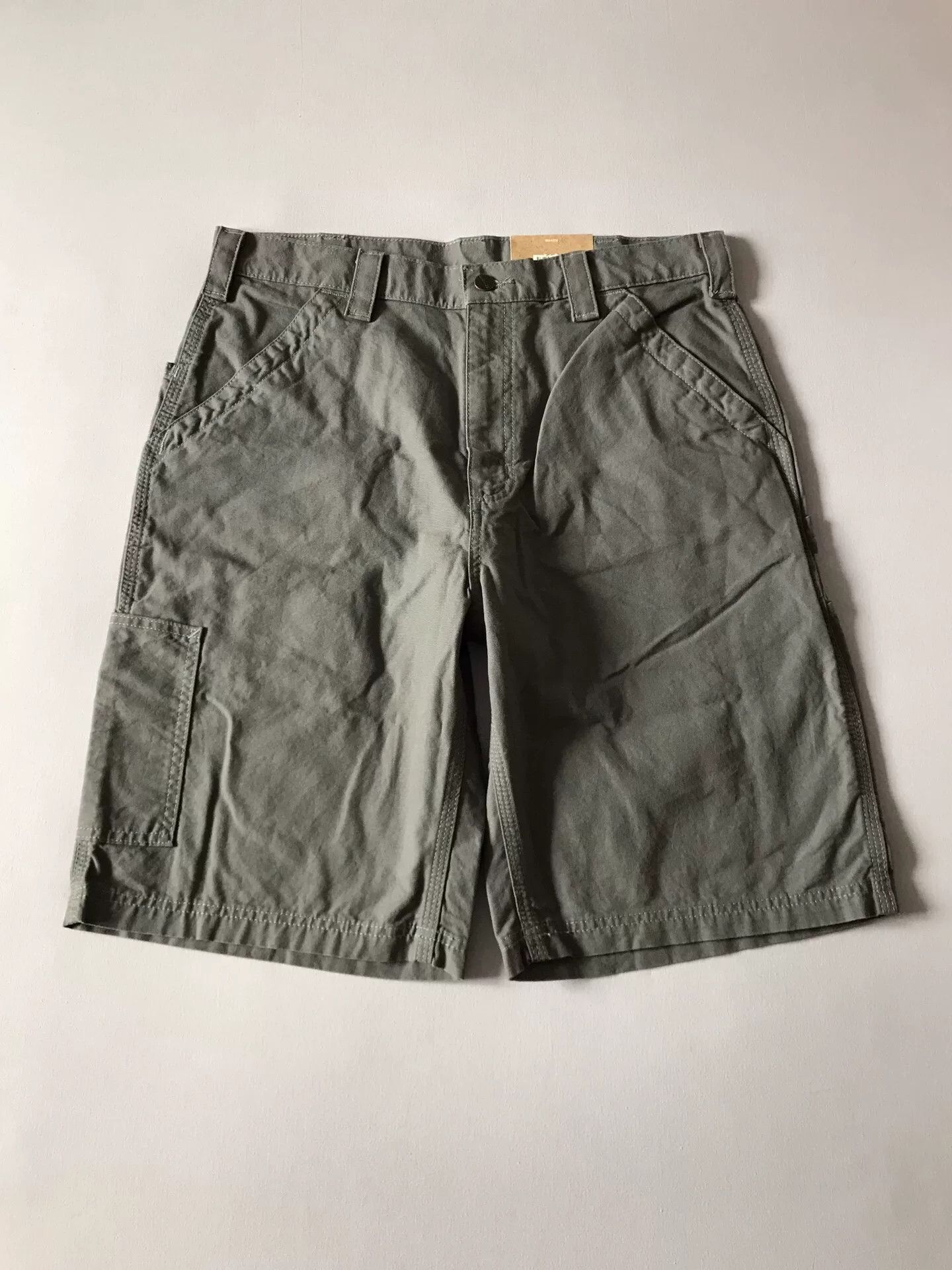 Carhartt Carhartt B147 Washed Canvas Work Shorts Size US 34 / EU 50 - 2 Thumbnail