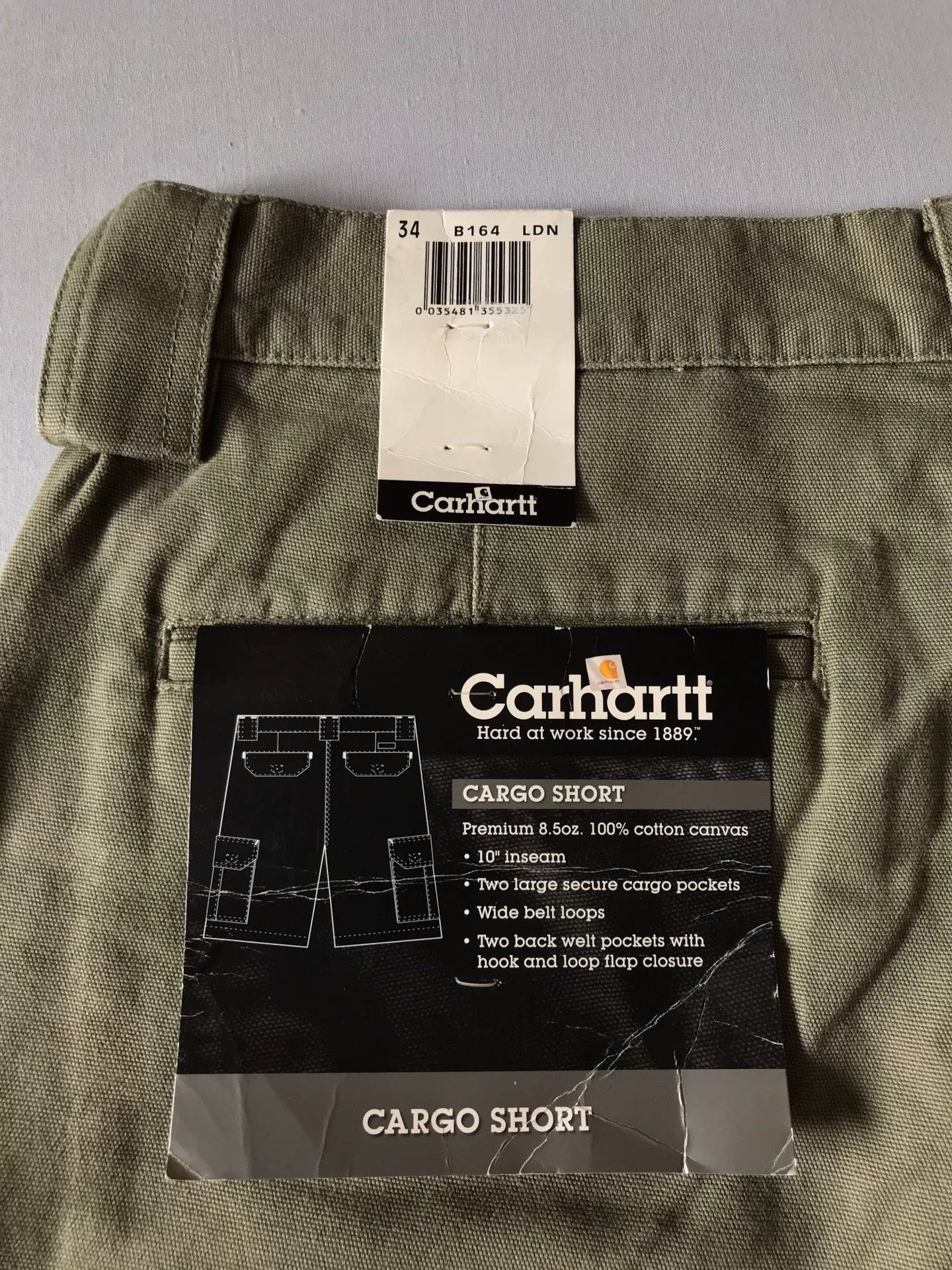 Carhartt Carhartt B164 Cargo Shorts Size US 34 / EU 50 - 8 Thumbnail