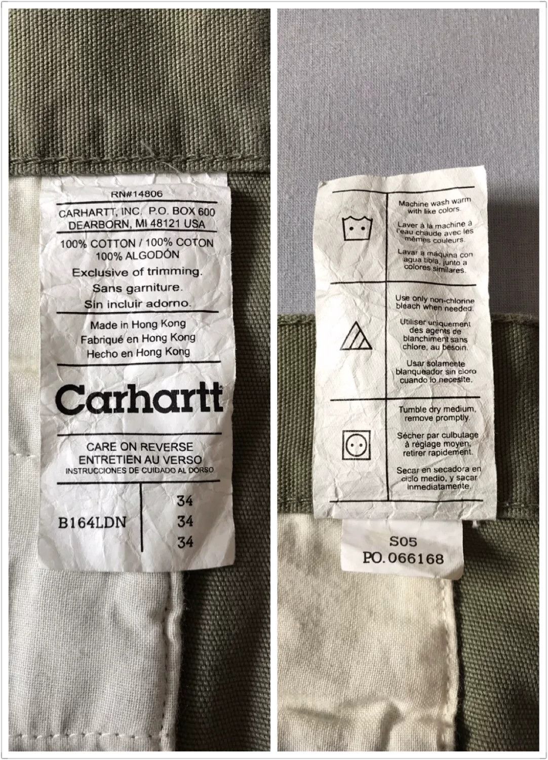 Carhartt Carhartt B164 Cargo Shorts Size US 34 / EU 50 - 9 Thumbnail
