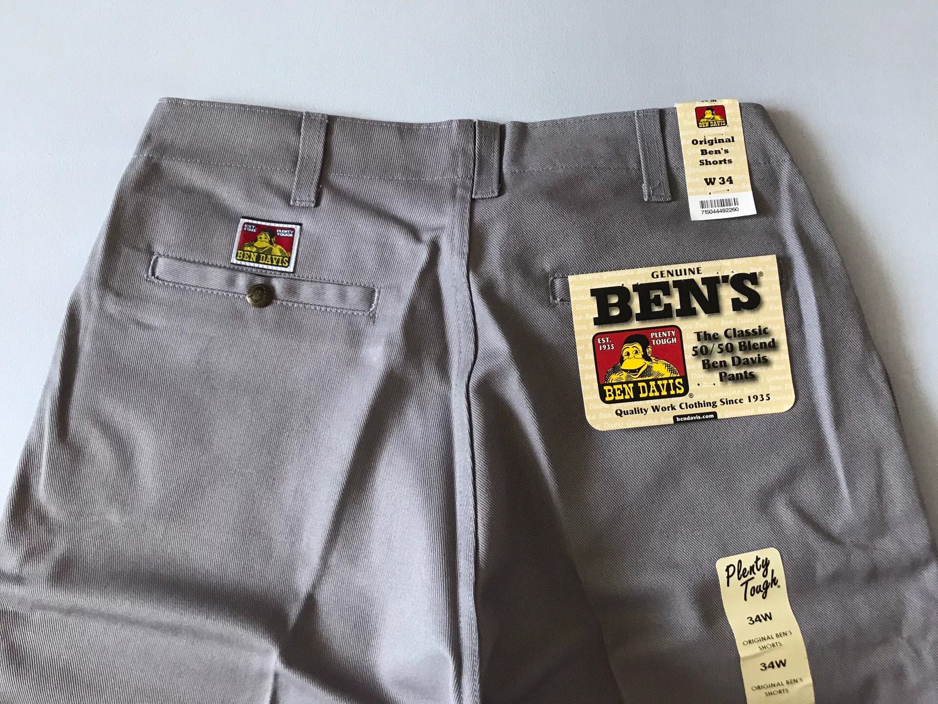 Ben Davis Ben Davis 492 Light Gray W34 Shorts Size US 34 / EU 50 - 3 Thumbnail