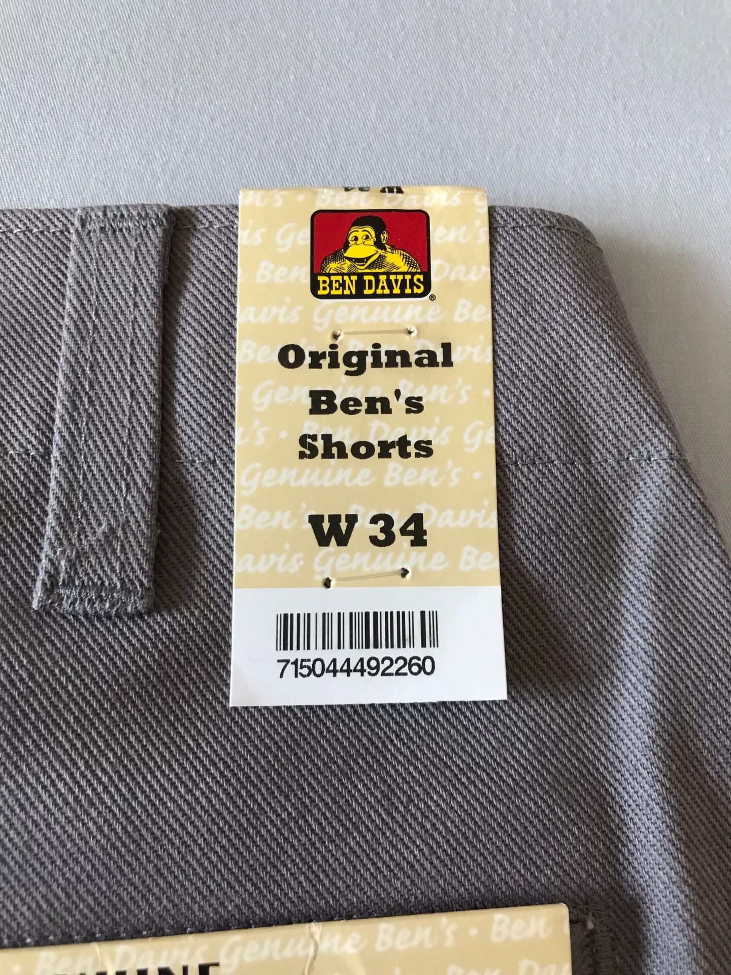 Ben Davis Ben Davis 492 Light Gray W34 Shorts Size US 34 / EU 50 - 8 Thumbnail