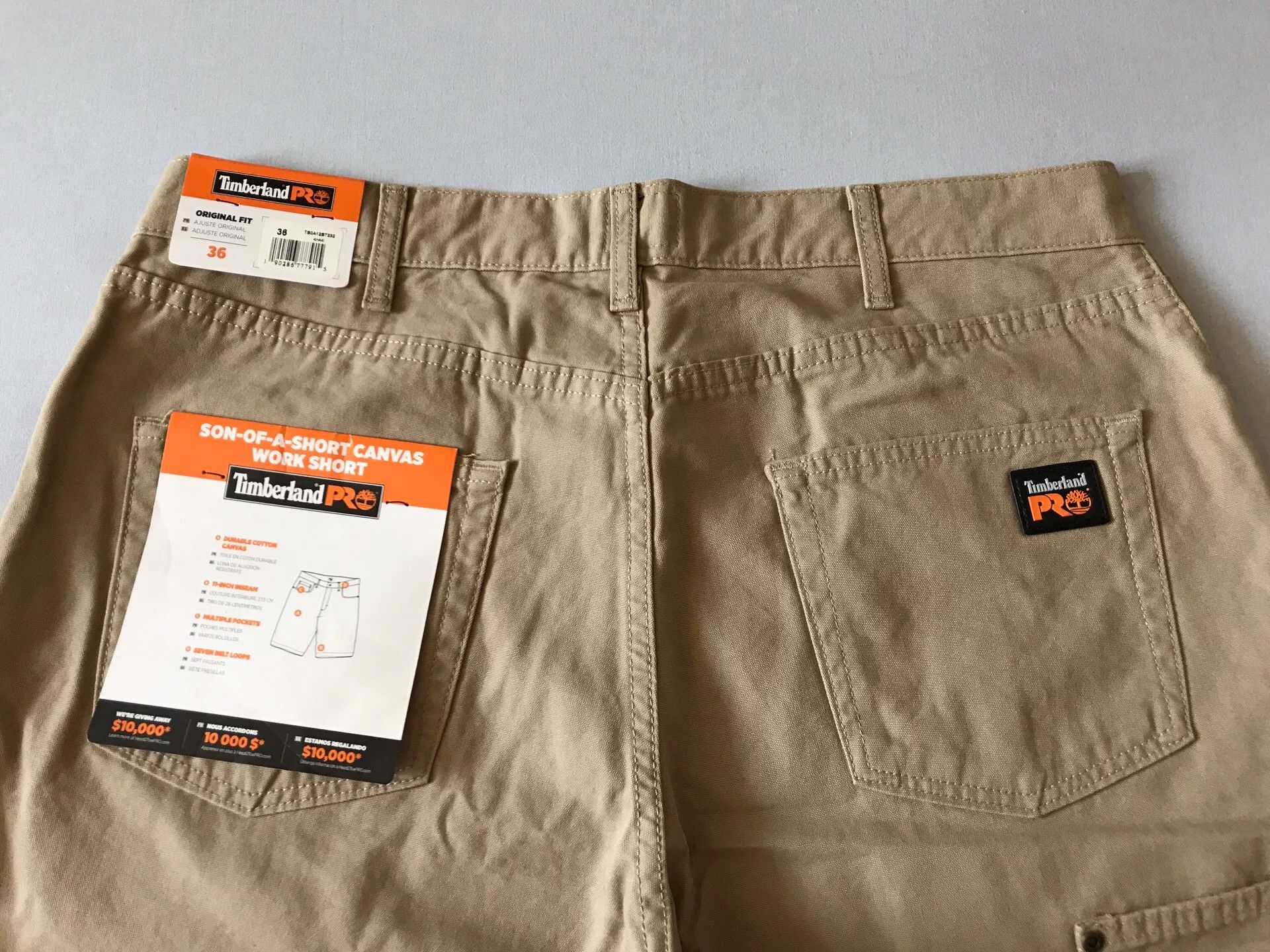 Timberland Timberland PRO Canvas Work Shorts W36 Size US 36 / EU 52 - 3 Thumbnail