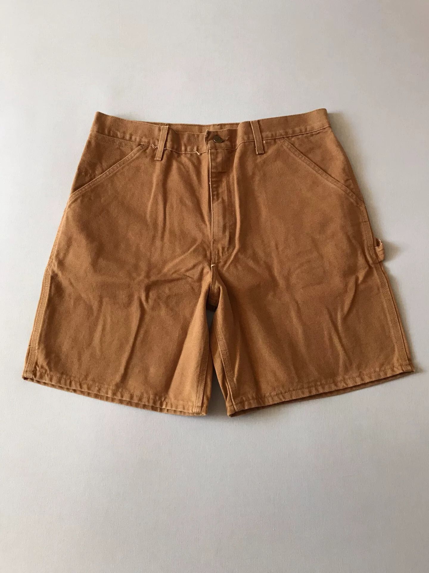 Carhartt Carhartt B25 Brown W36 Washed Cargo Shorts Size US 36 / EU 52 - 2 Thumbnail