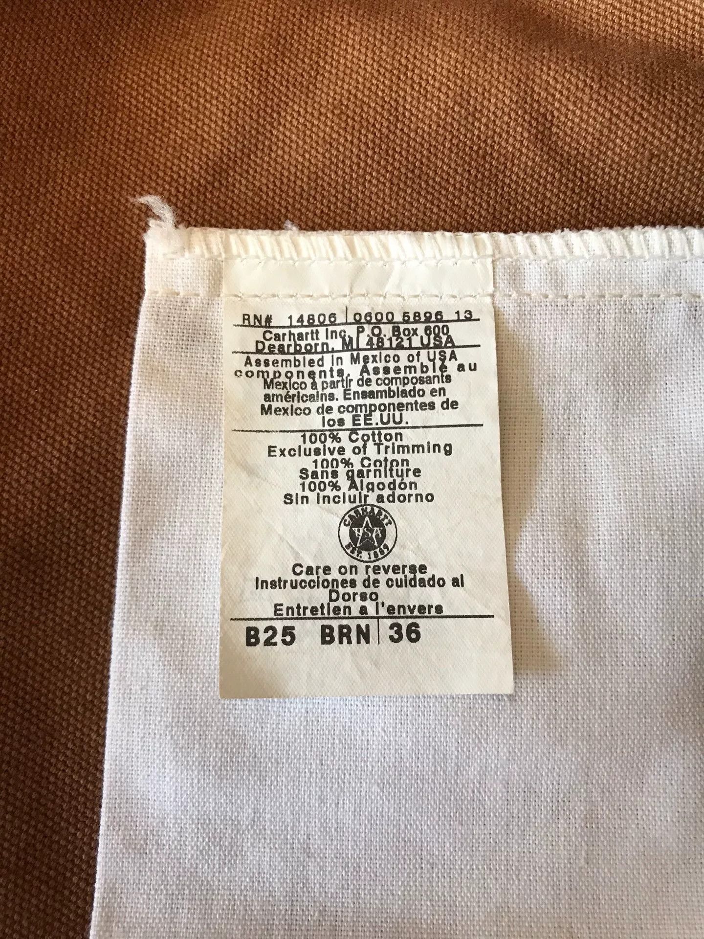 Carhartt Carhartt B25 Brown W36 Washed Cargo Shorts Size US 36 / EU 52 - 9 Thumbnail