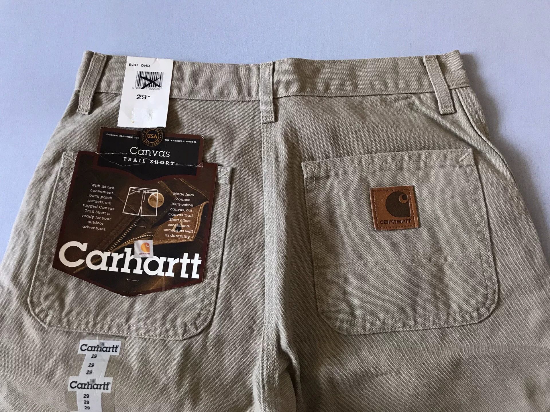 Carhartt Carhartt B30 DWD Cargo Shorts W29 Size US 29 - 3 Thumbnail