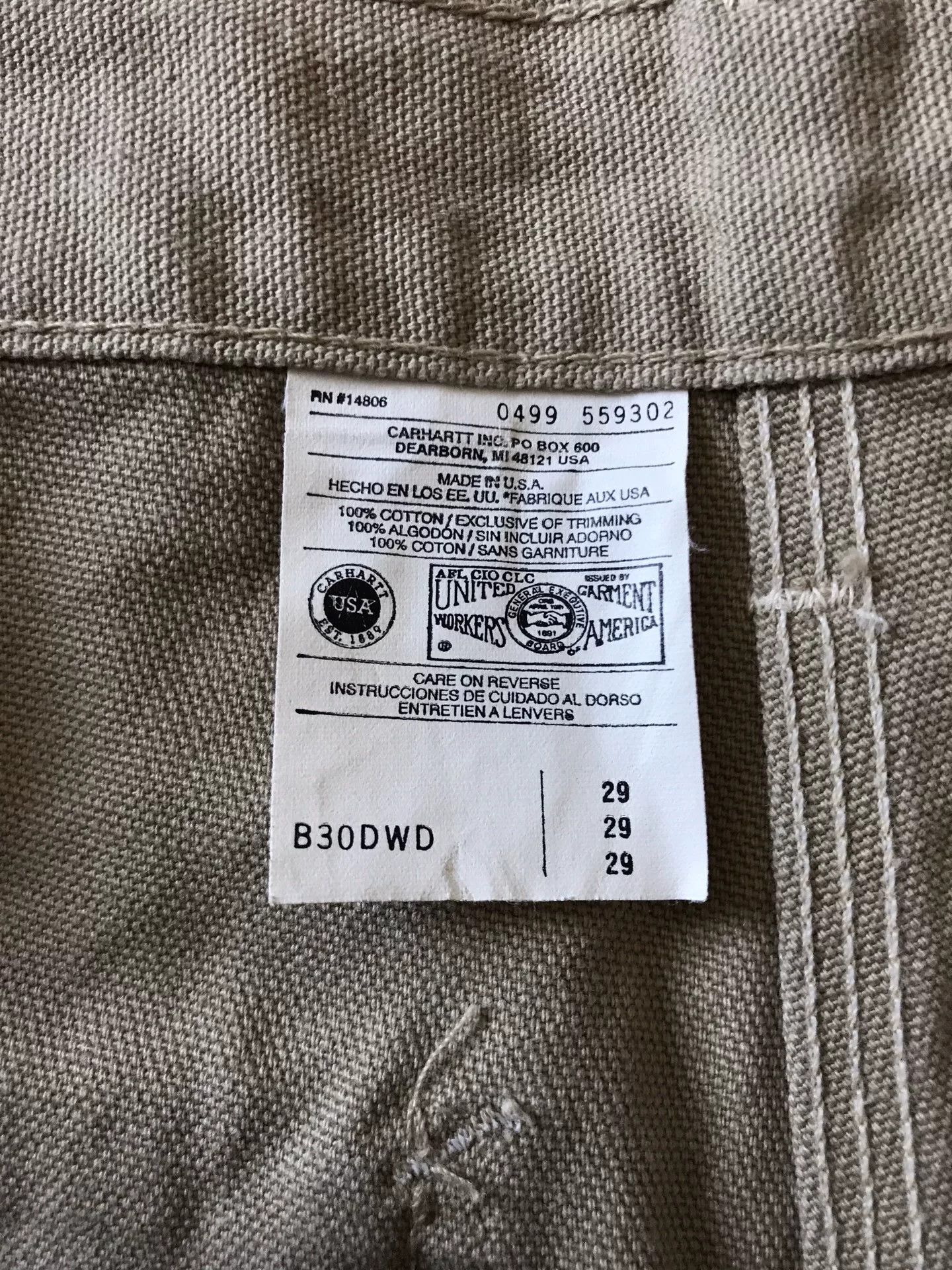 Carhartt Carhartt B30 DWD Cargo Shorts W29 Size US 29 - 9 Thumbnail