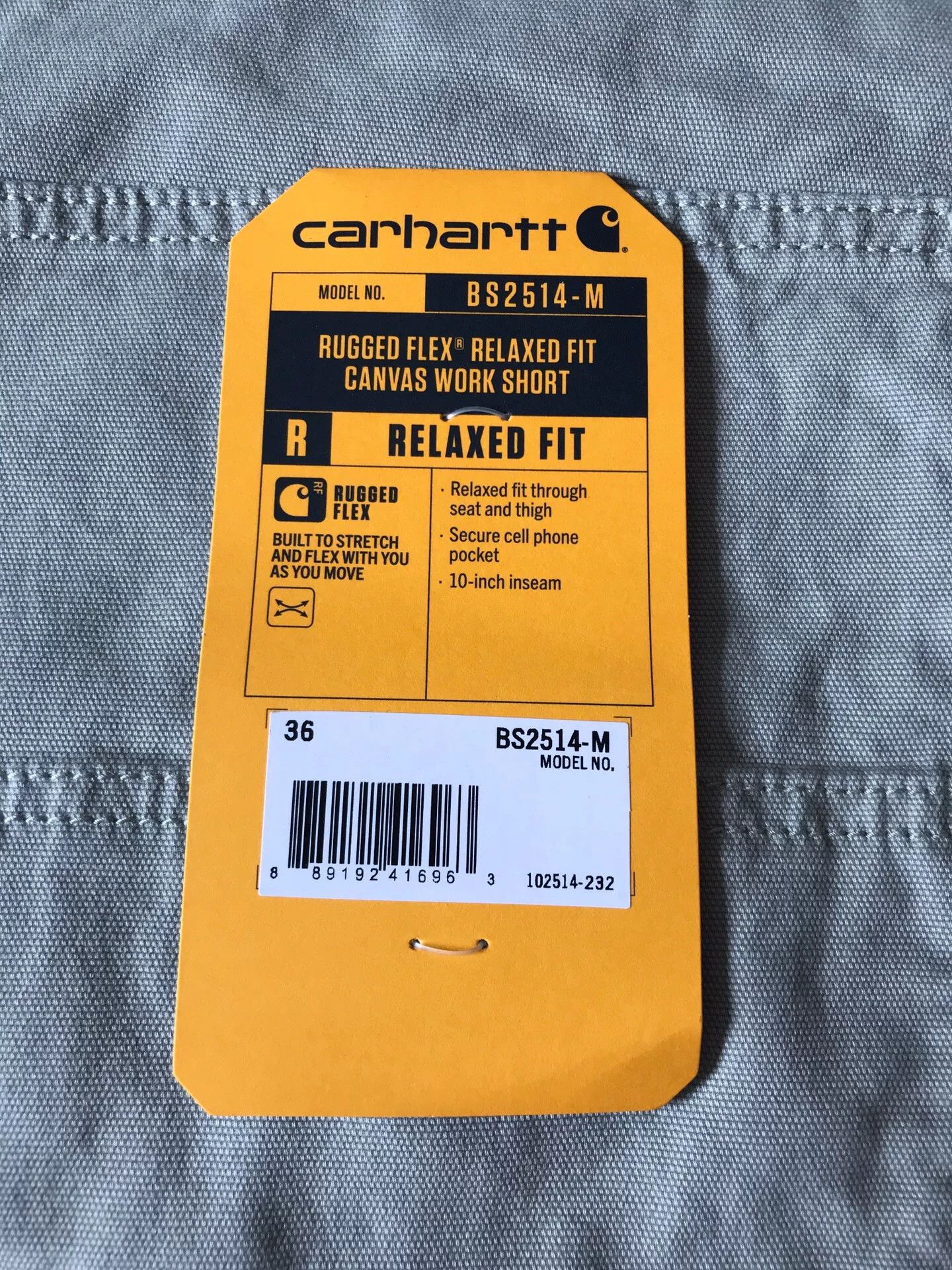 Carhartt Carhartt 102514 W36 Work Shorts Size US 36 / EU 52 - 8 Thumbnail