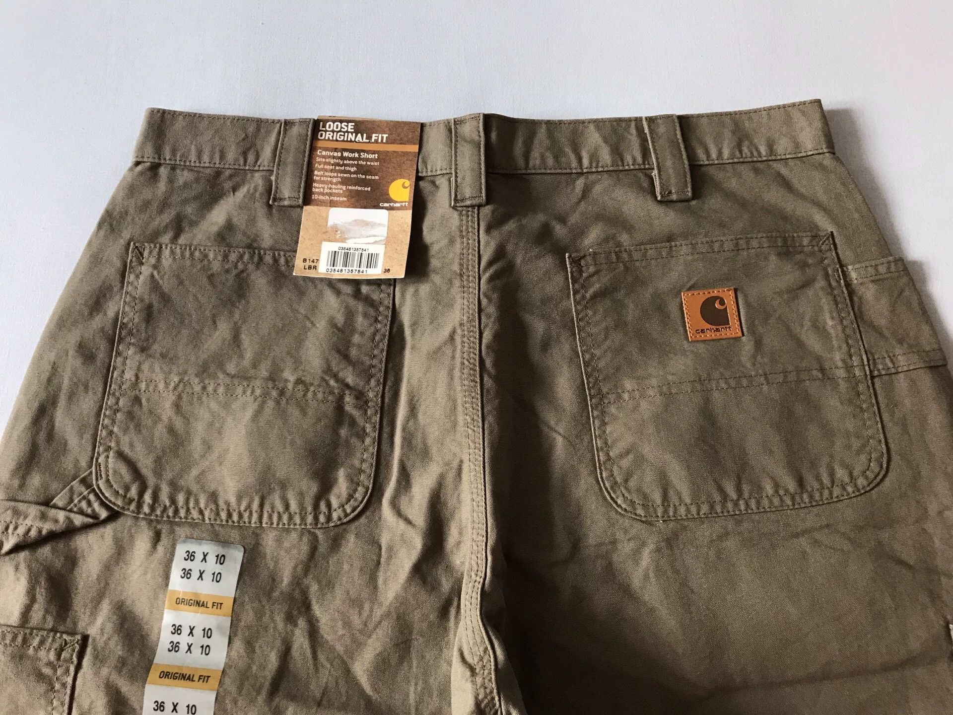 Carhartt Carhartt B147 LBR Canvas Work Short Size US 36 / EU 52 - 3 Thumbnail