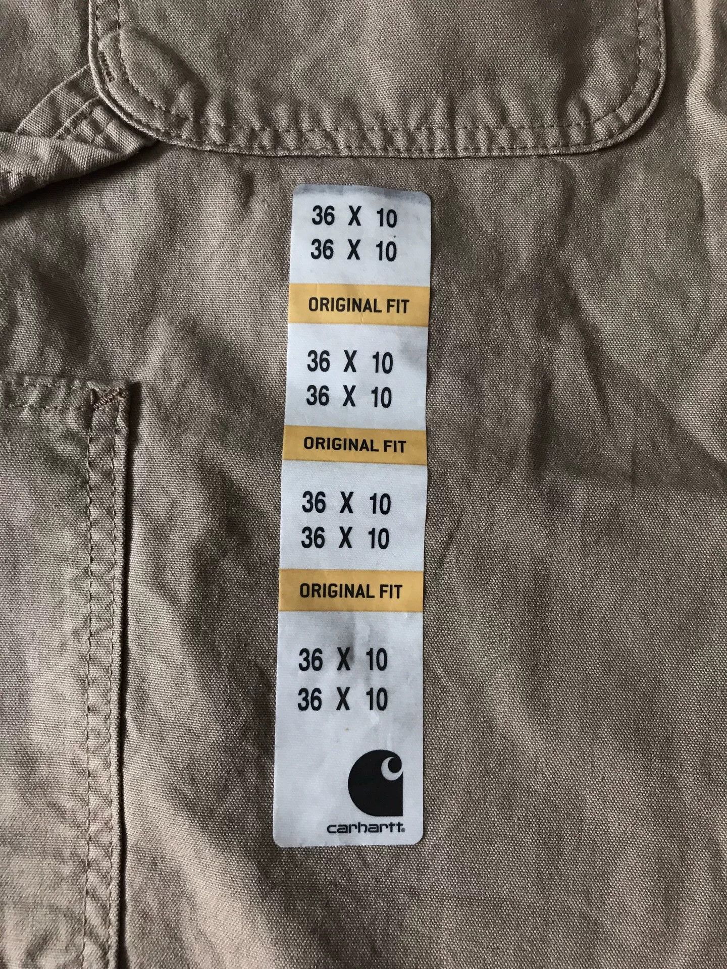 Carhartt Carhartt B147 LBR Canvas Work Short Size US 36 / EU 52 - 7 Thumbnail