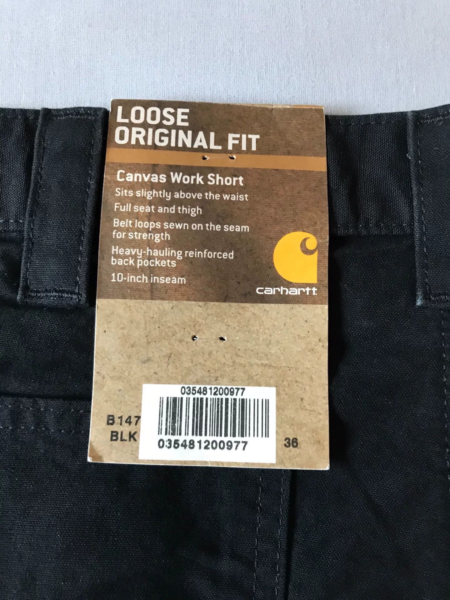 Carhartt Carhartt B147 Canvas Work Shorts Size US 36 / EU 52 - 8 Thumbnail